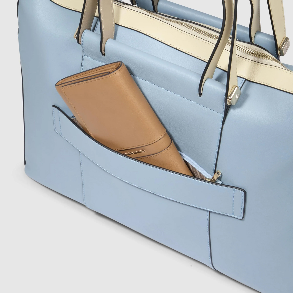 Piquadro Cartella Circle Porta PC 15.6" Azzurro Beige2 - 5 Piquadro Cartella Circle Porta PC 15.6" Azzurro Beige2 - 5