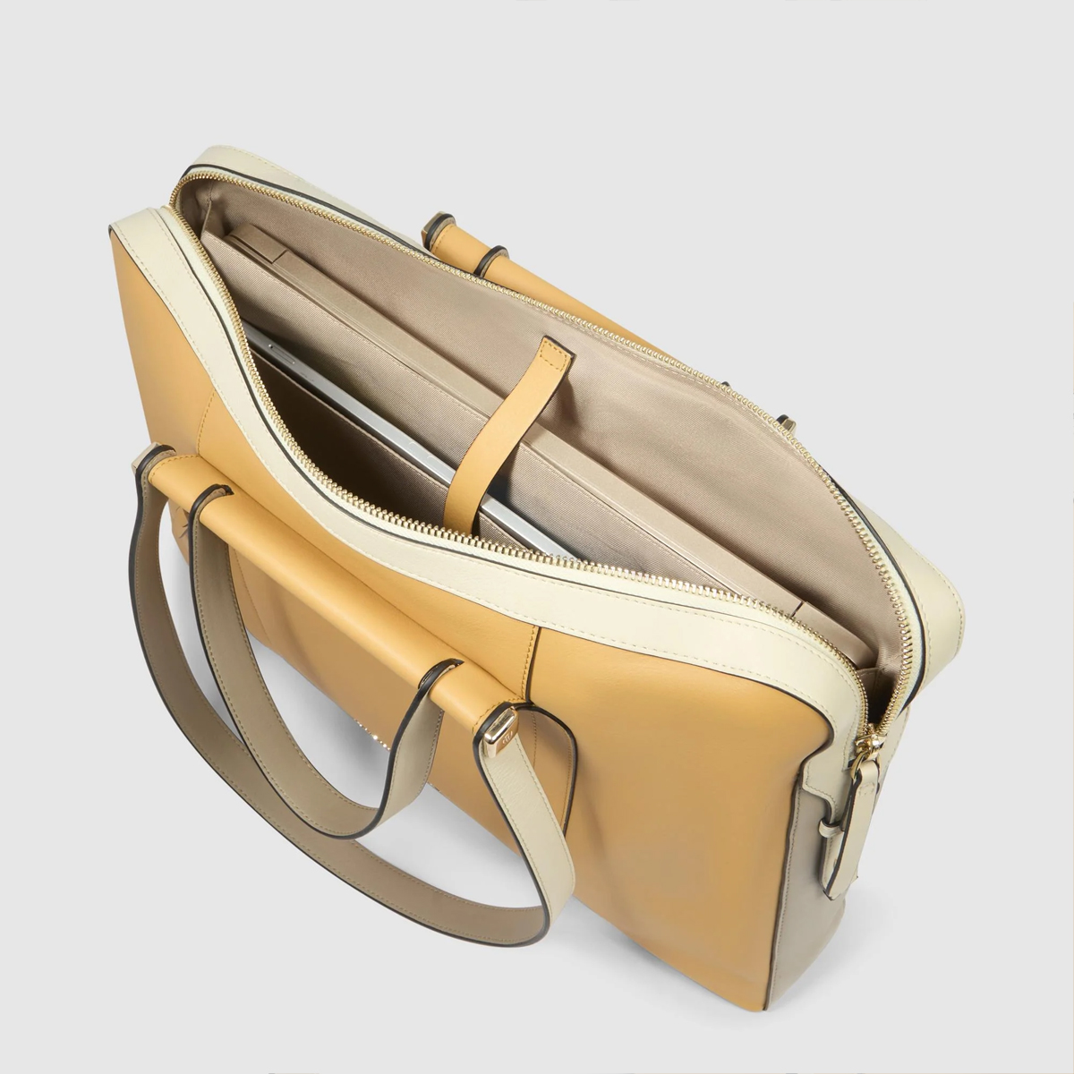 Piquadro Cartella Circle Porta PC 15.6" Giallo Beige - 5 Piquadro Cartella Circle Porta PC 15.6" Giallo Beige - 5