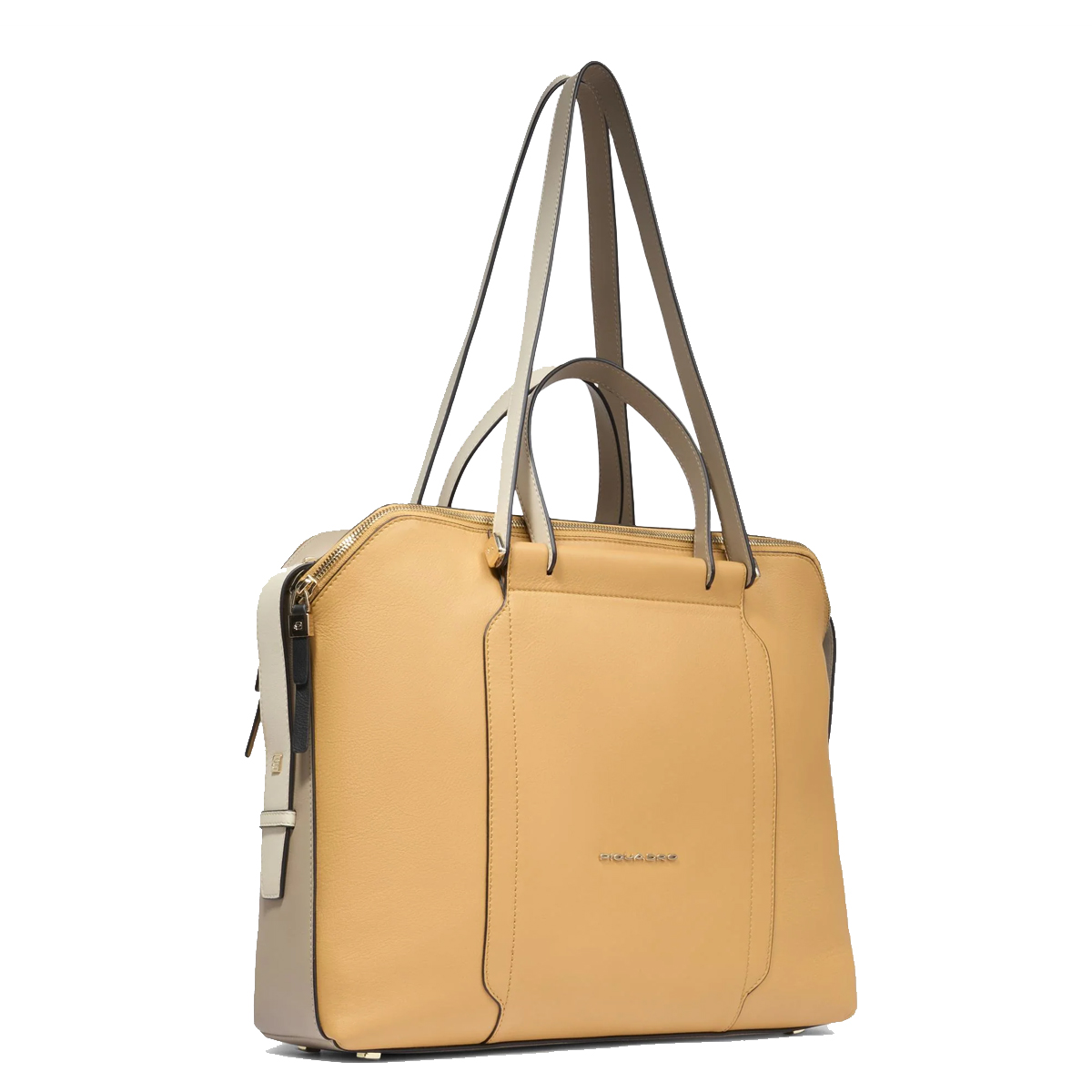 Piquadro Cartella Porta PC 14" Circle Giallo Beige - 2 Piquadro Cartella Porta PC 14" Circle Giallo Beige - 2