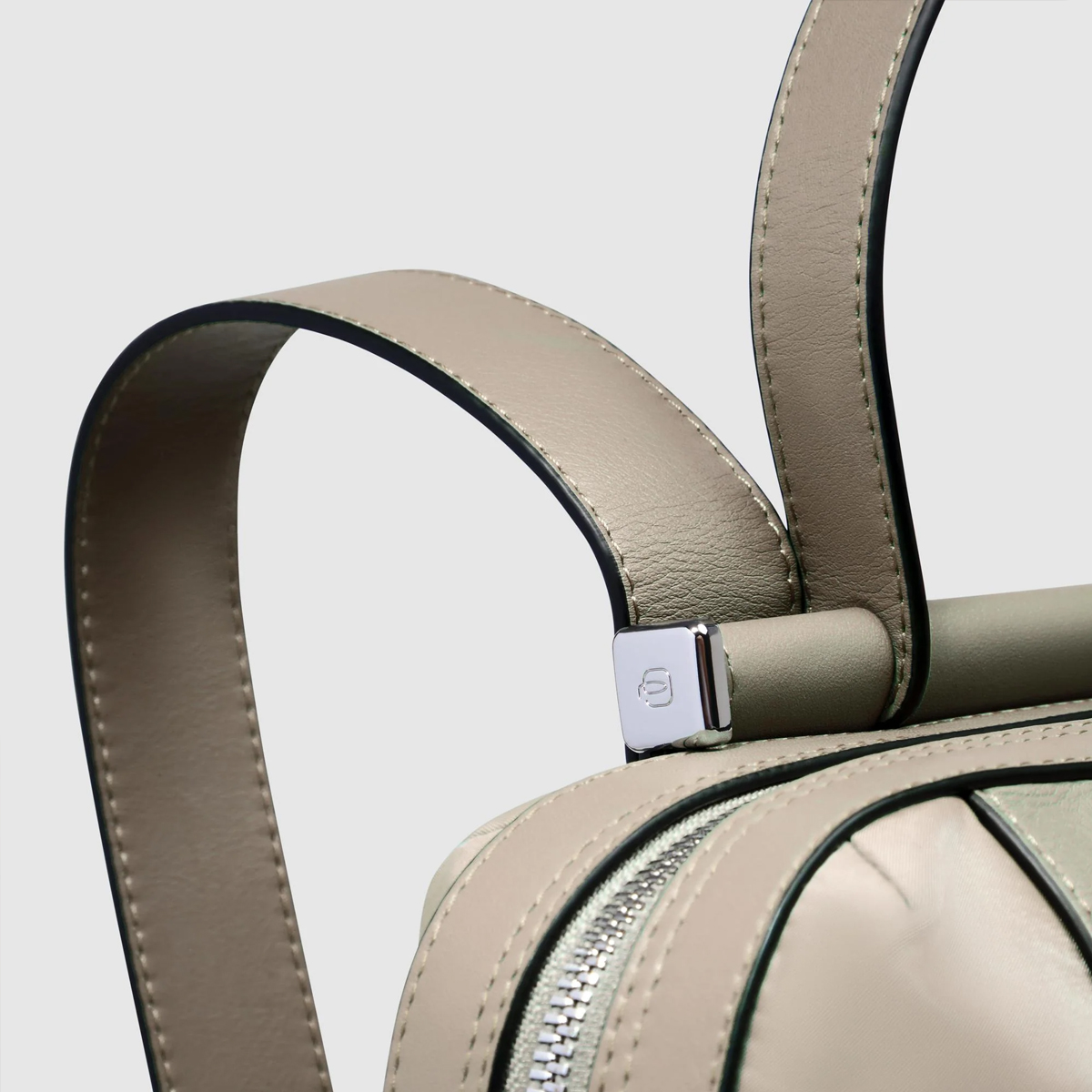 Piquadro Zaino Lyra Porta PC 14" Beige - 5