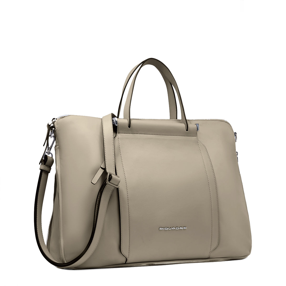 Piquadro Cartella Porta PC 15.6" Lyra Exp. Beige - 2