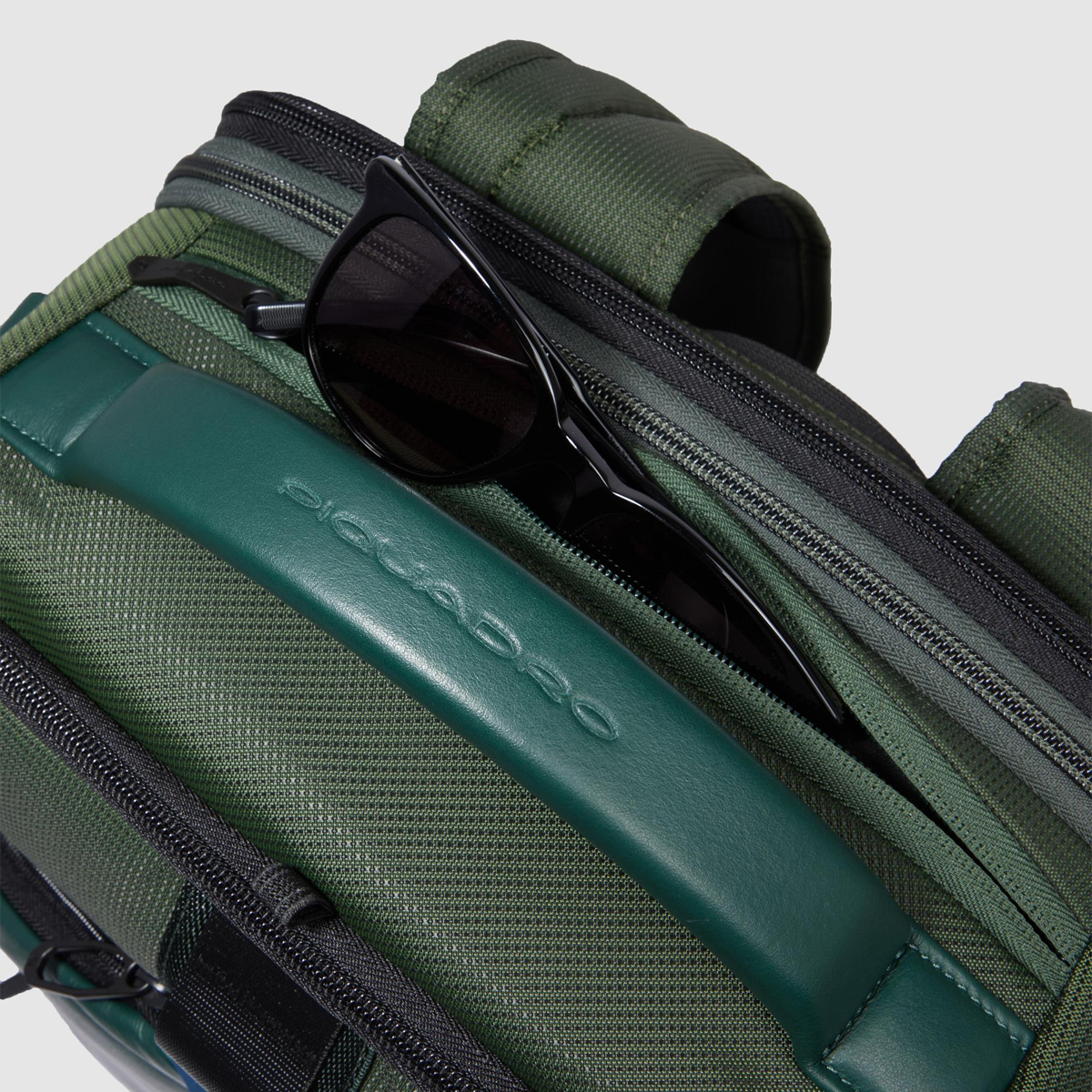 Piquadro Zaino PQ-Eath Porta PC 17" Exp. Verde - 6