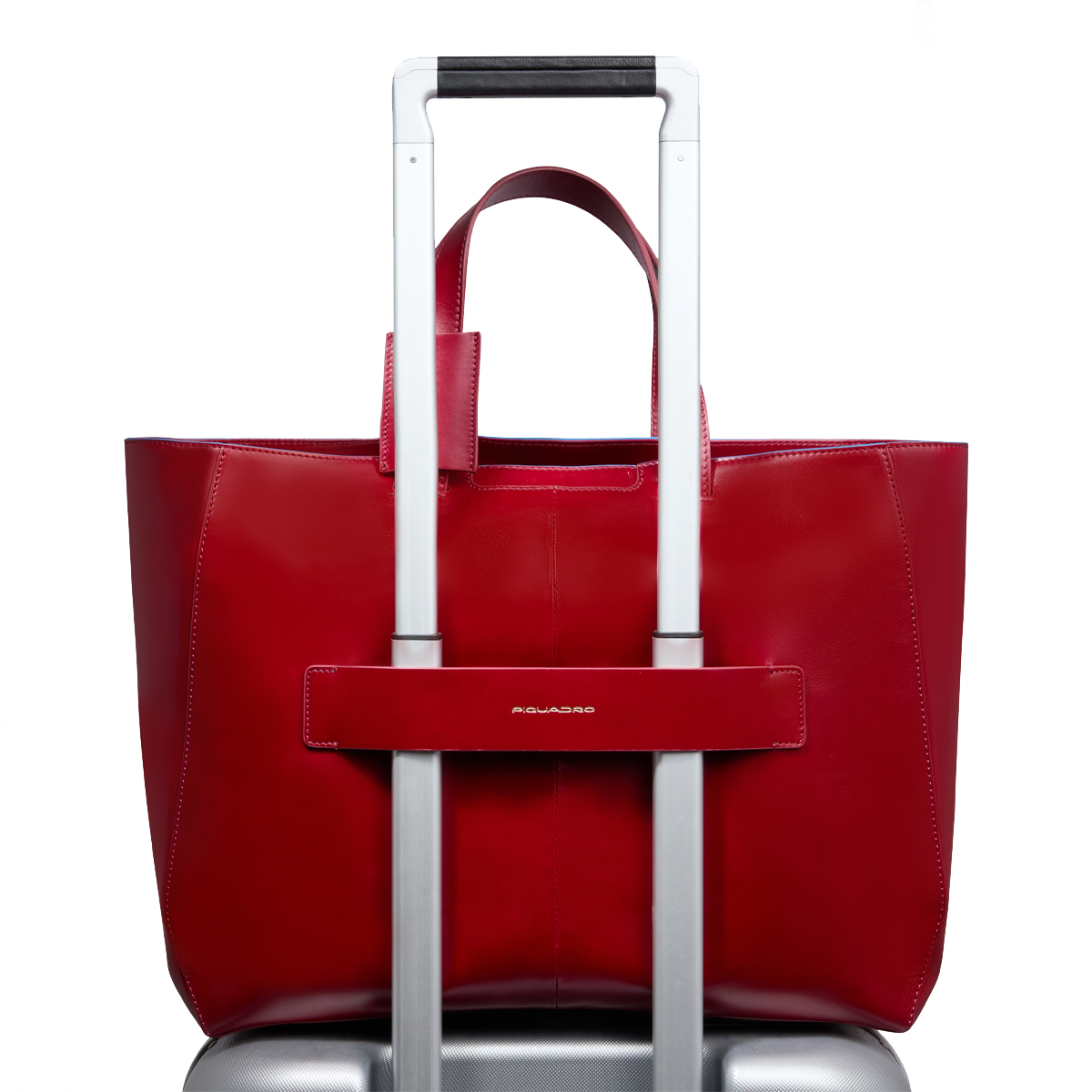 Piquadro Shopping Bag Blue Square Porta PC 15.6" Rosso - 3 Piquadro Shopping Bag Blue Square Porta PC 15.6" Rosso - 3