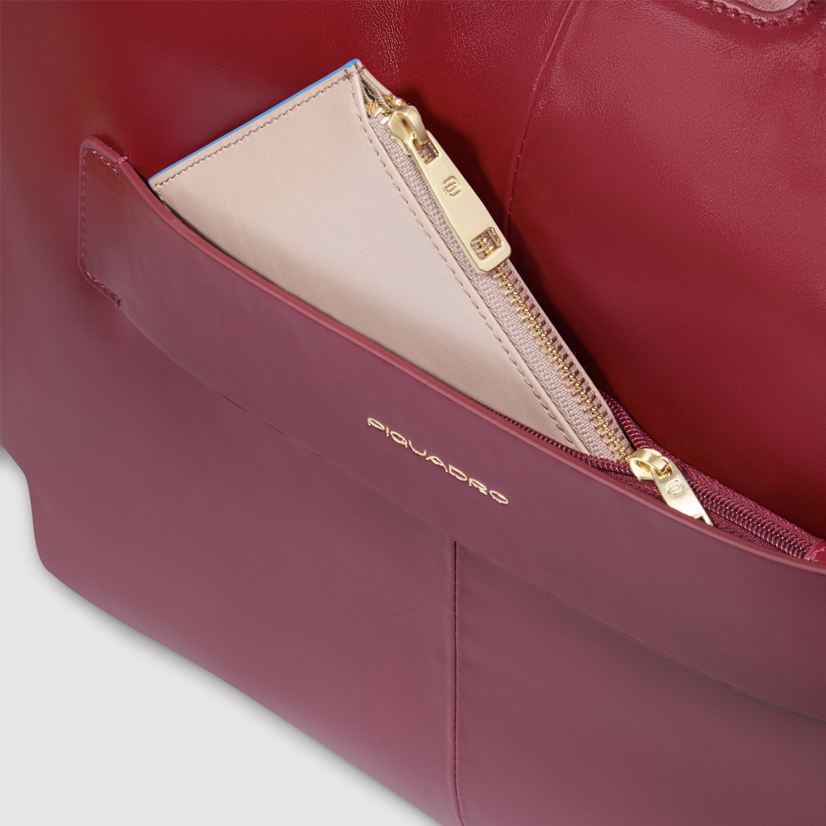 Piquadro Shopping Bag Blue Square Porta PC 15.6" Rosso - 4 Piquadro Shopping Bag Blue Square Porta PC 15.6" Rosso - 4