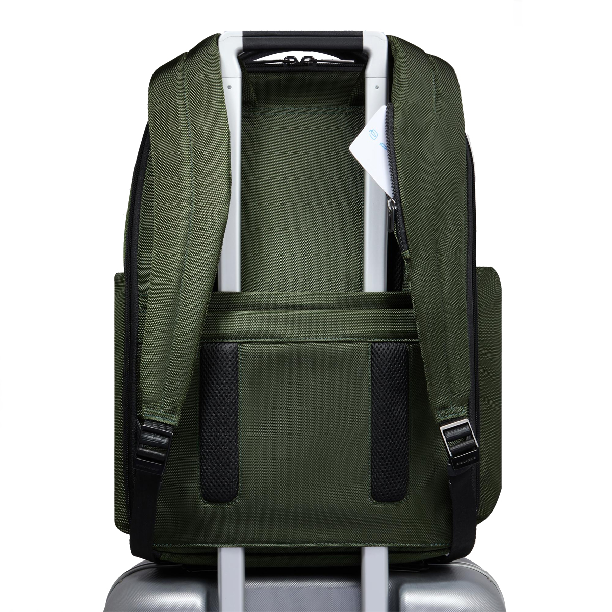 Piquadro Zaino Fast-Check Porta PC Brief 2 15".6 in tessuto riciclato - 3