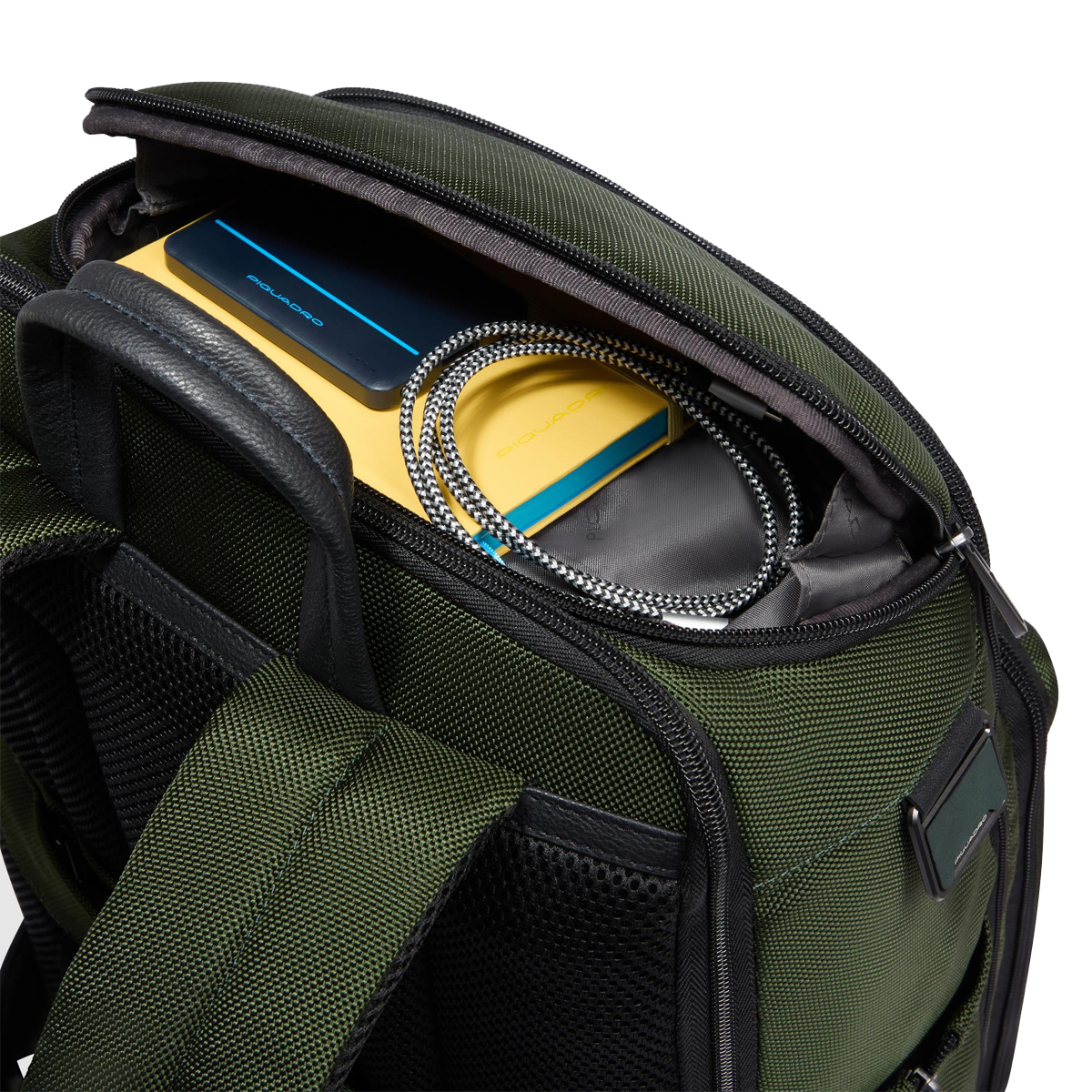 Piquadro Travel Laptop Backpack Brief 15.6" Verde2 - 4 Piquadro Travel Laptop Backpack Brief 15.6" Verde2 - 4