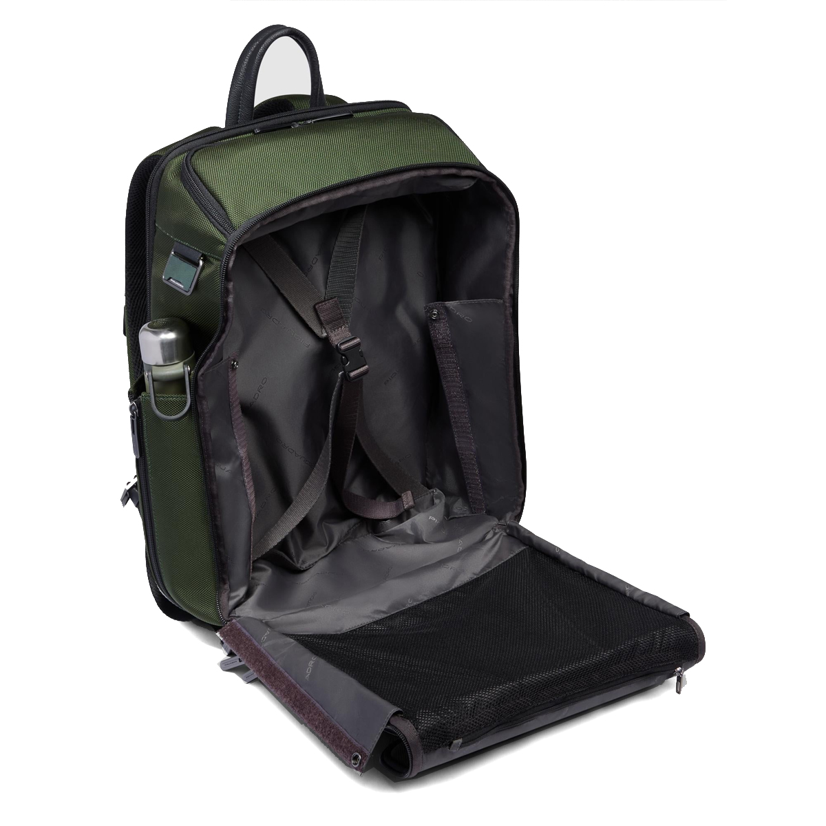 Piquadro Travel Laptop Backpack Brief 15.6" Verde2 - 7 Piquadro Travel Laptop Backpack Brief 15.6" Verde2 - 7