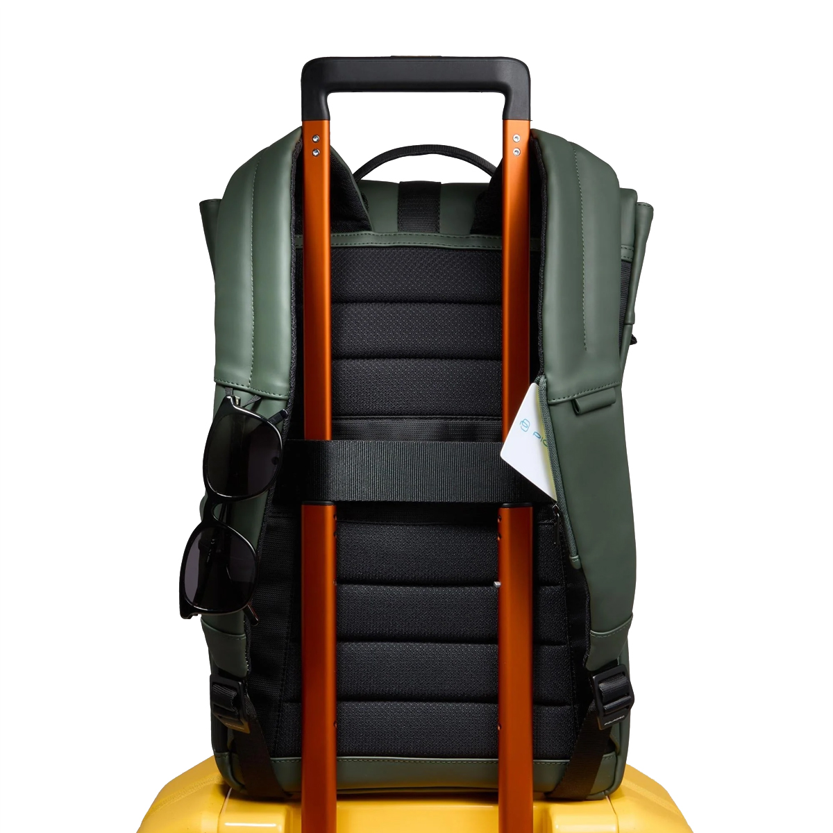 Piquadro Laptop Backpack 14" Corner 2.0 Verde - 3 Piquadro Laptop Backpack 14" Corner 2.0 Verde - 3