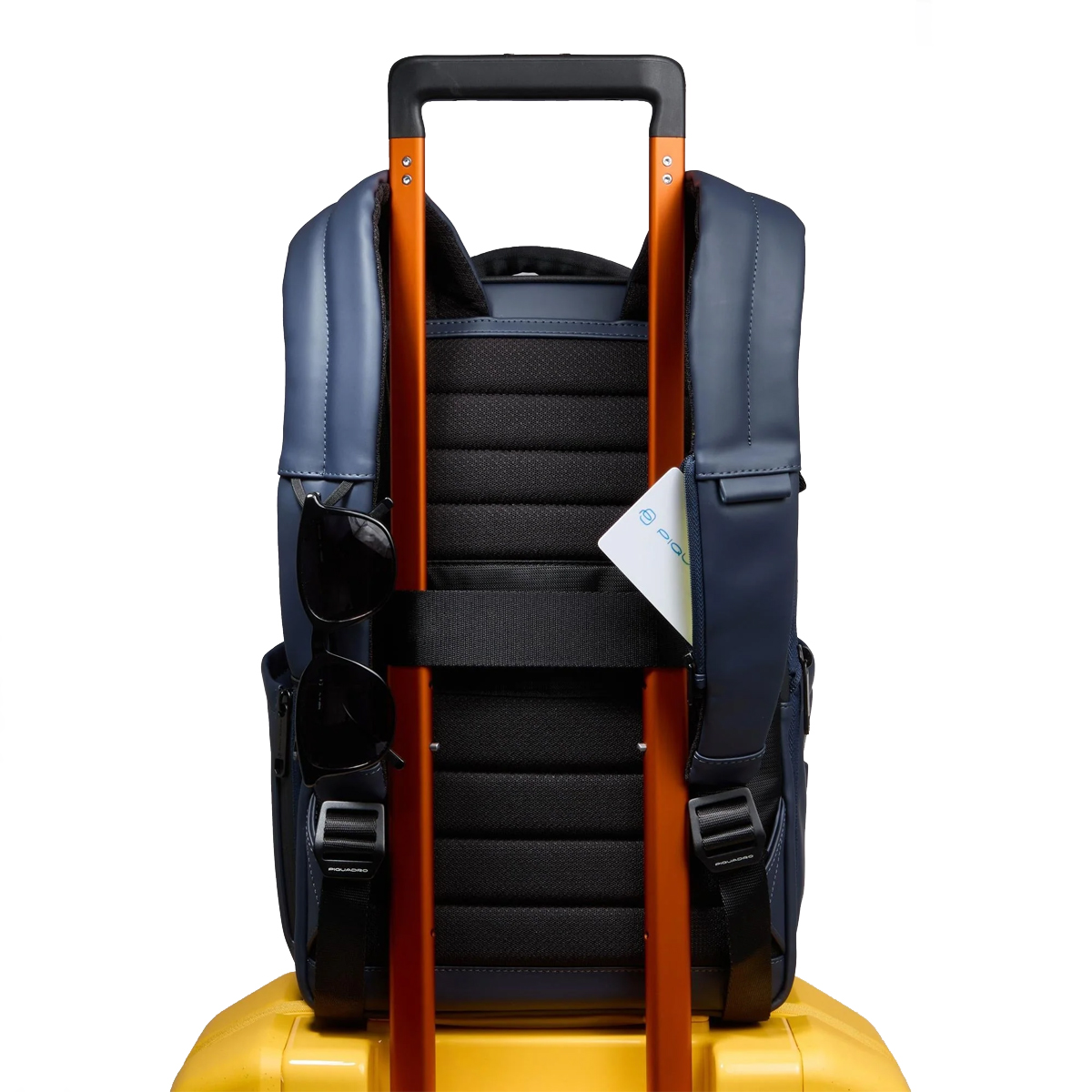Piquadro Zaino Porta PC 14" Corner 2.0 Blu - 3 Piquadro Zaino Porta PC 14" Corner 2.0 Blu - 3