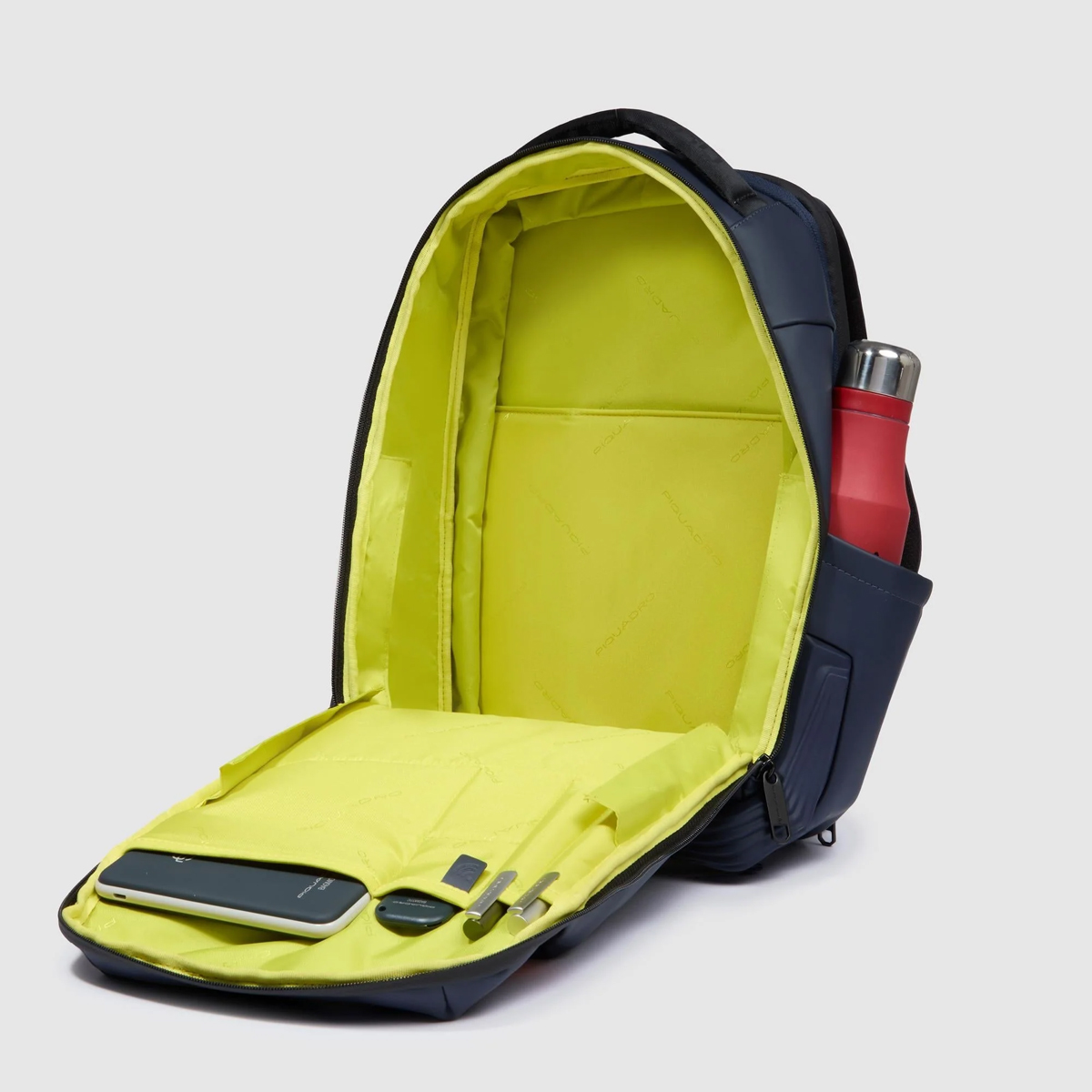 Piquadro Zaino Porta PC 14" Corner 2.0 Blu - 5 Piquadro Zaino Porta PC 14" Corner 2.0 Blu - 5