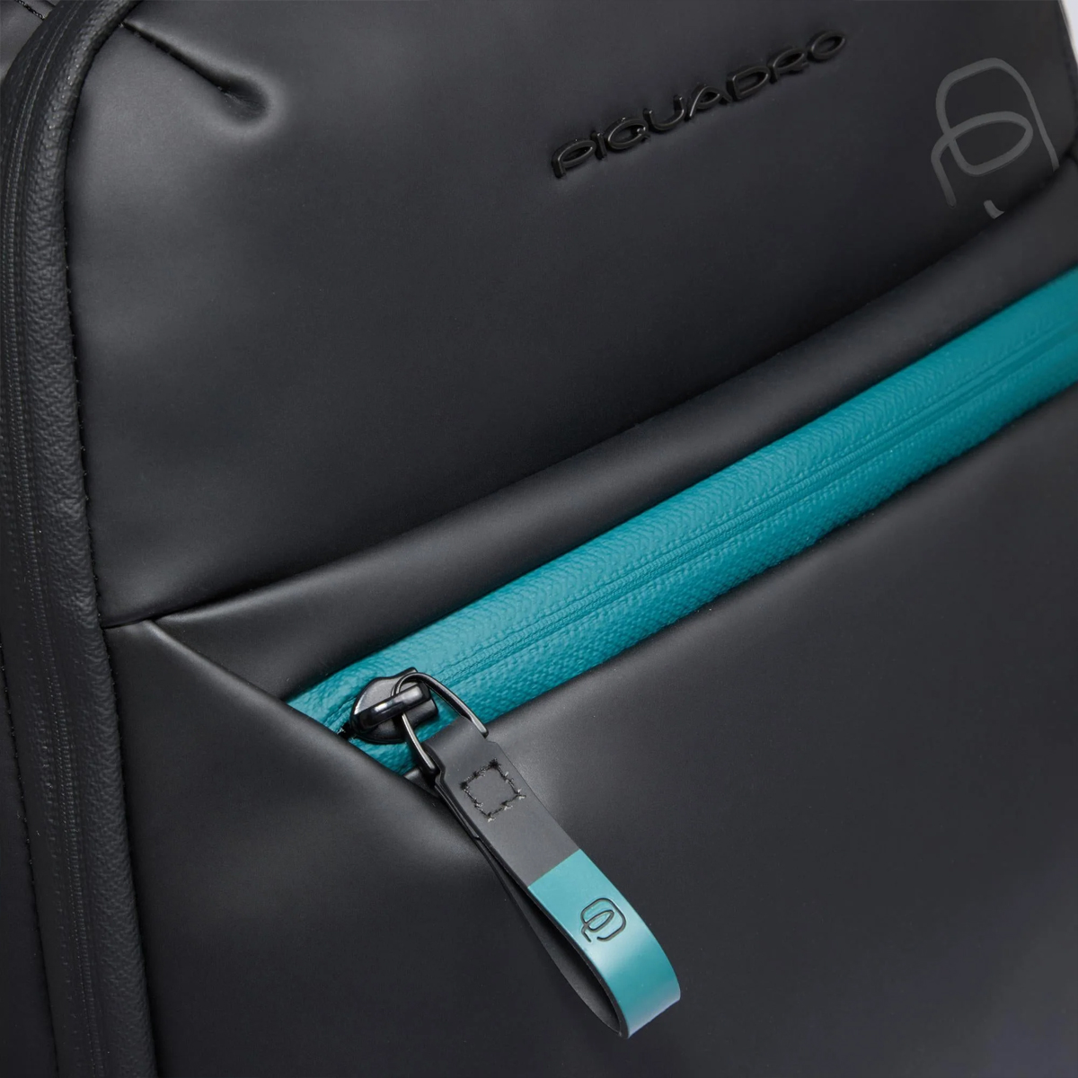 Piquadro Zaino Porta PC 14" Corner 2.0 Nero - 5 Piquadro Zaino Porta PC 14" Corner 2.0 Nero - 5
