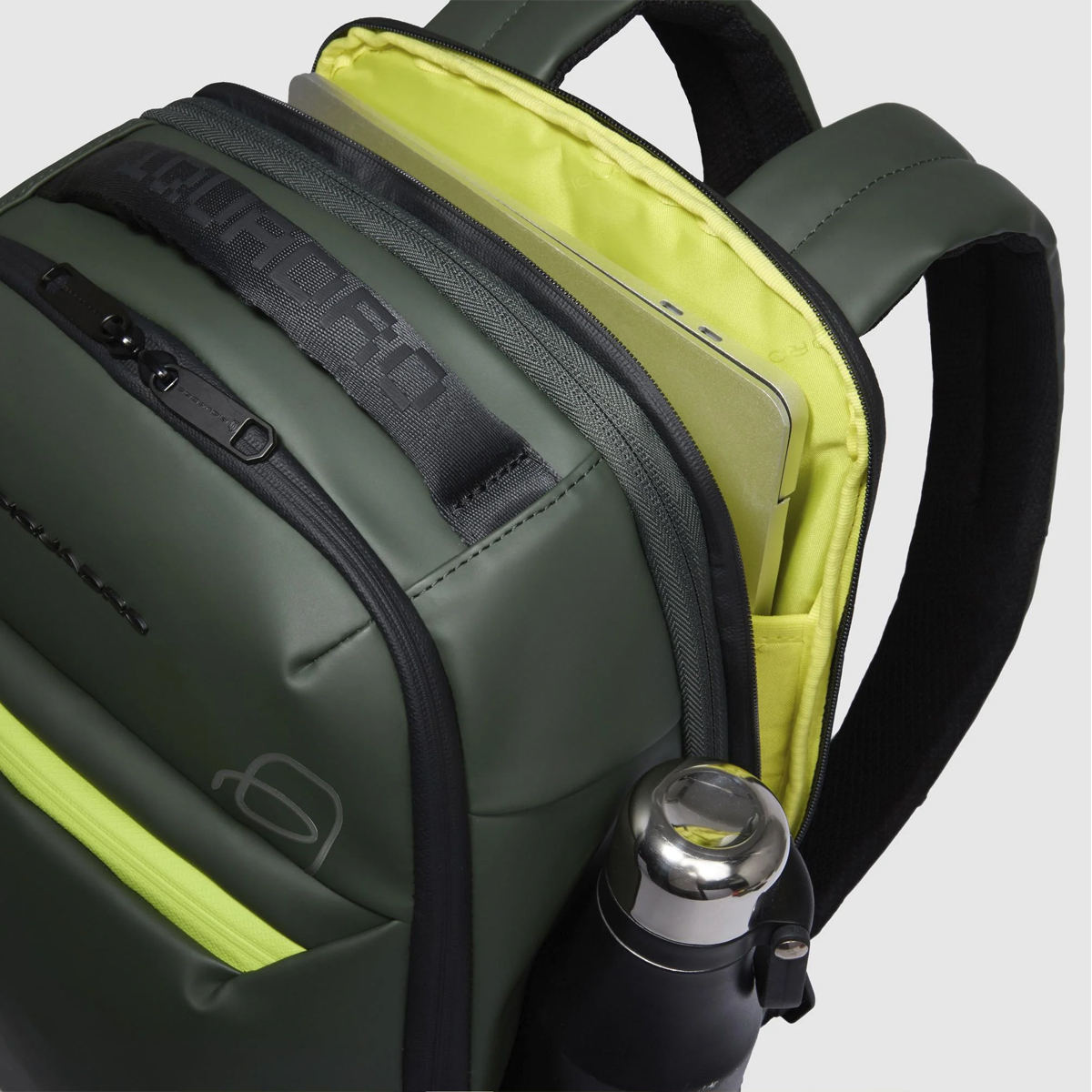 Piquadro Zaino Porta PC 14" Corner 2.0 Verde - 4 Piquadro Zaino Porta PC 14" Corner 2.0 Verde - 4