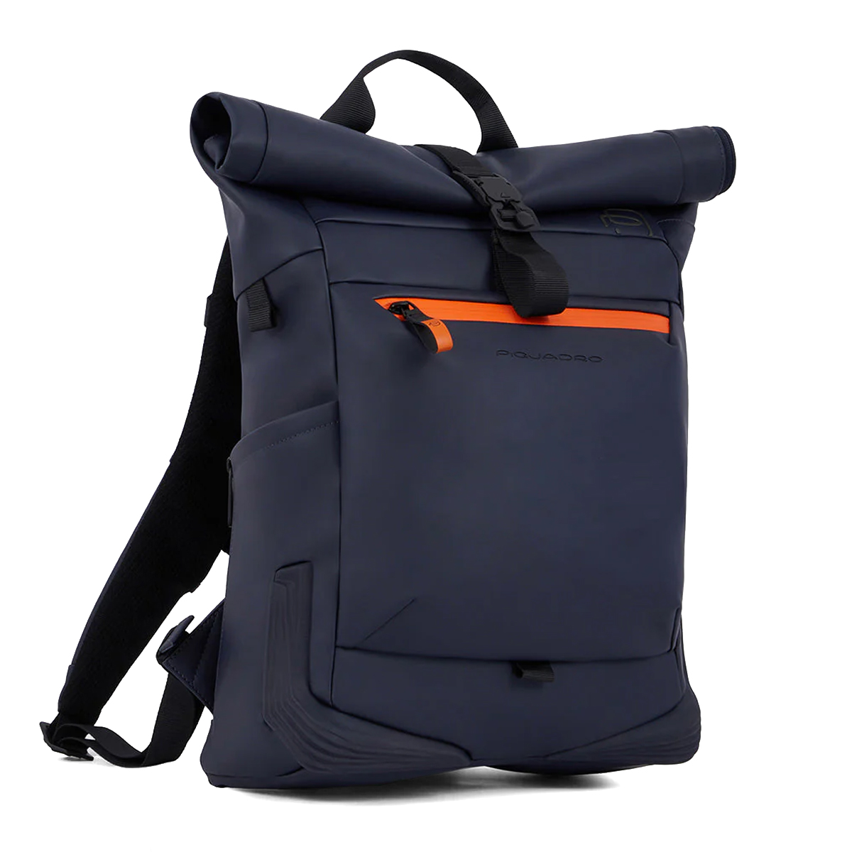 Piquadro Zaino Corner Roll-Top Porta PC 15.6" Blu - 2 Piquadro Zaino Corner Roll-Top Porta PC 15.6" Blu - 2