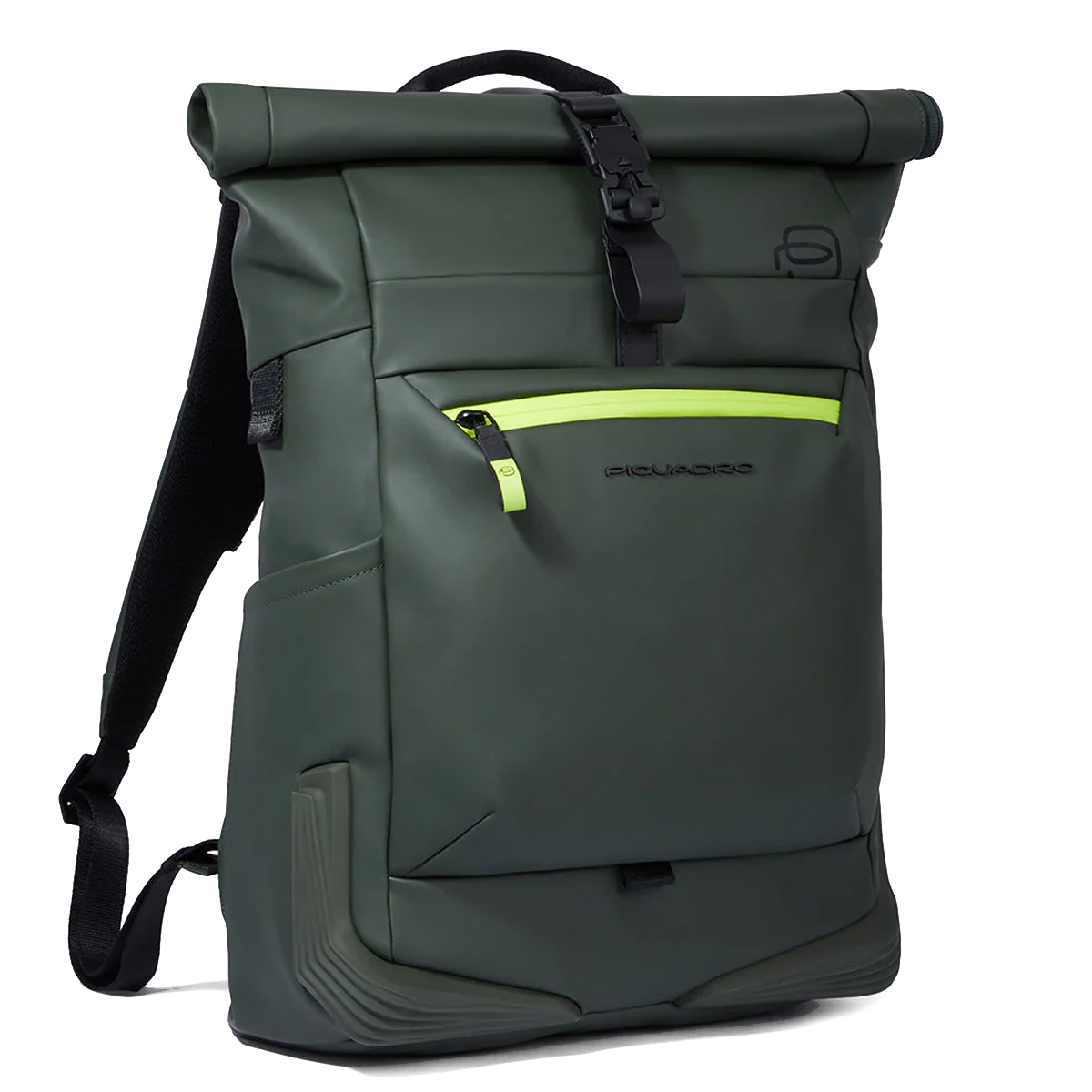 Piquadro Zaino Corner Roll-Top Porta PC 15.6" Verde - 2 Piquadro Zaino Corner Roll-Top Porta PC 15.6" Verde - 2