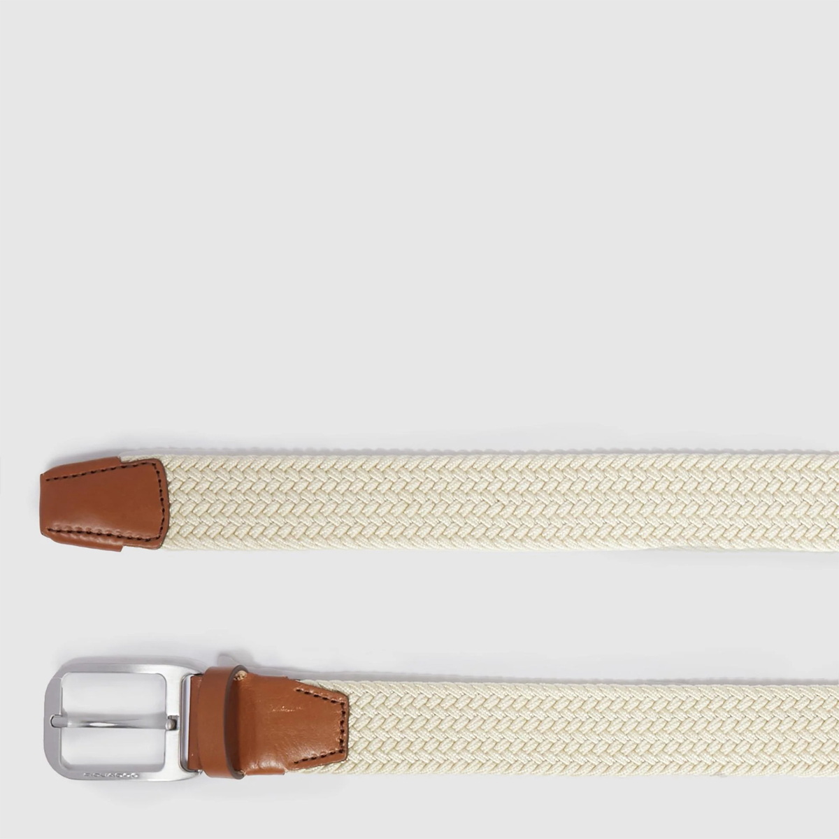 Piquadro Cintura intrecciata elastica Blu Beige - 2