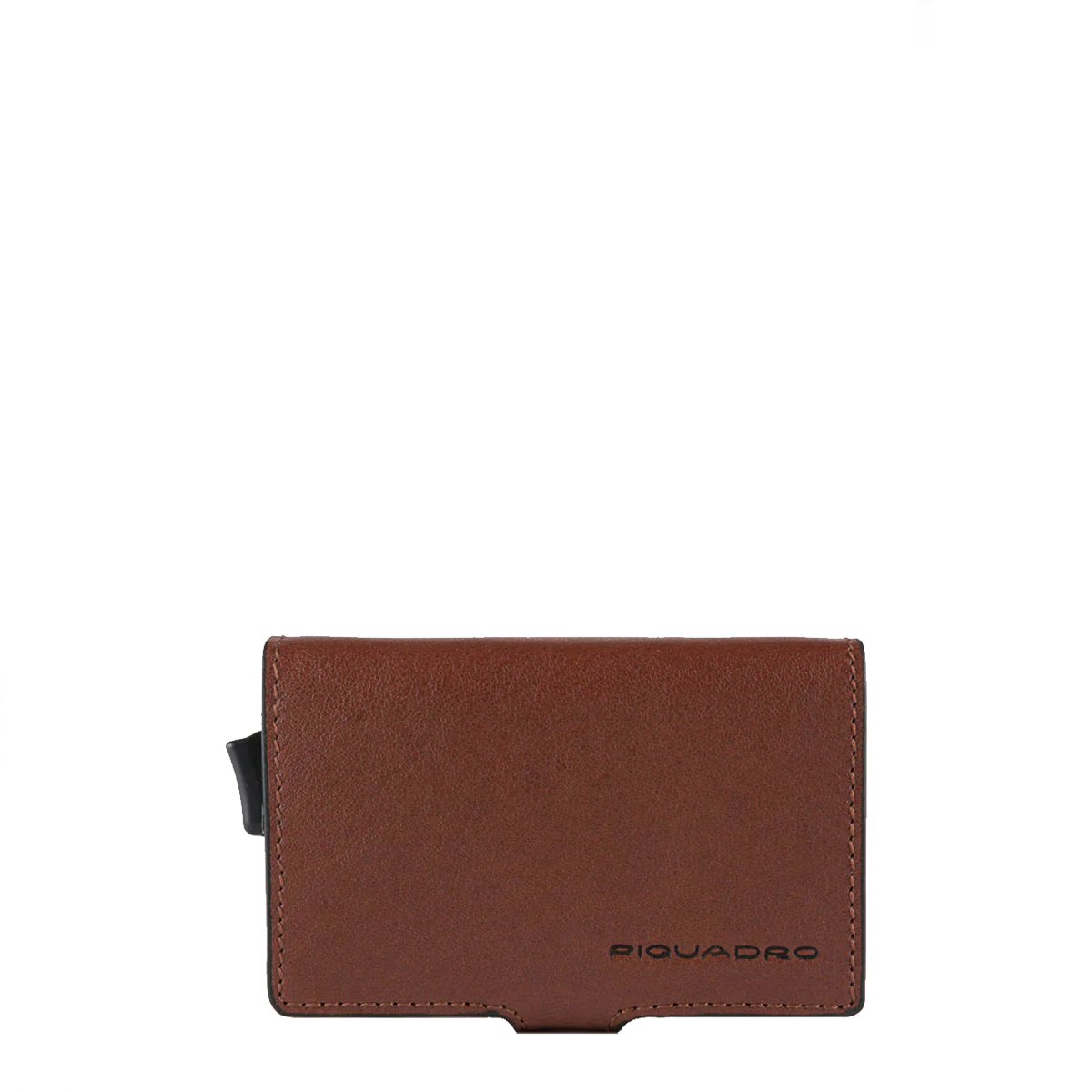 Piquadro Compact Wallet Doppio Black Square Cuoio - 1 Piquadro Compact Wallet Doppio Black Square Cuoio - 1