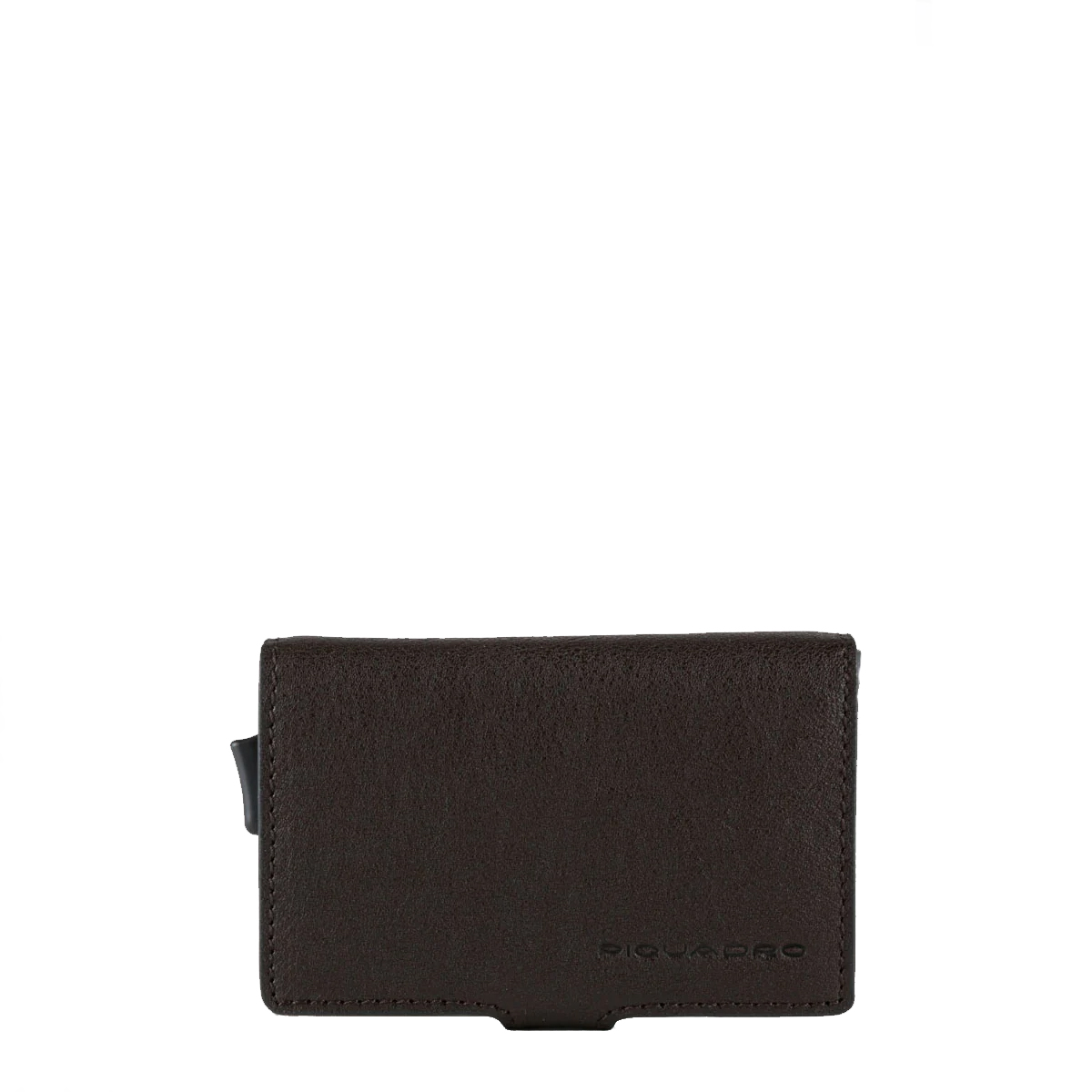 Piquadro Compact Wallet Doppio Black Square Testa Moro - 1 Piquadro Compact Wallet Doppio Black Square Testa Moro - 1