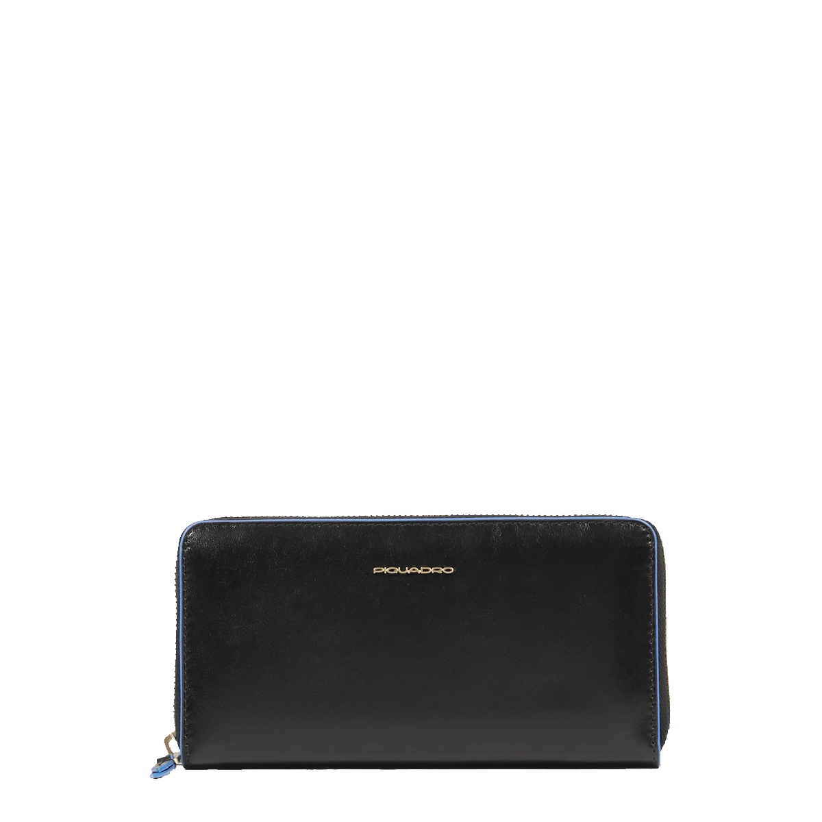Piquadro Portafoglio Donna Zip Around Blue Square Nero - 1 Piquadro Portafoglio Donna Zip Around Blue Square Nero - 1