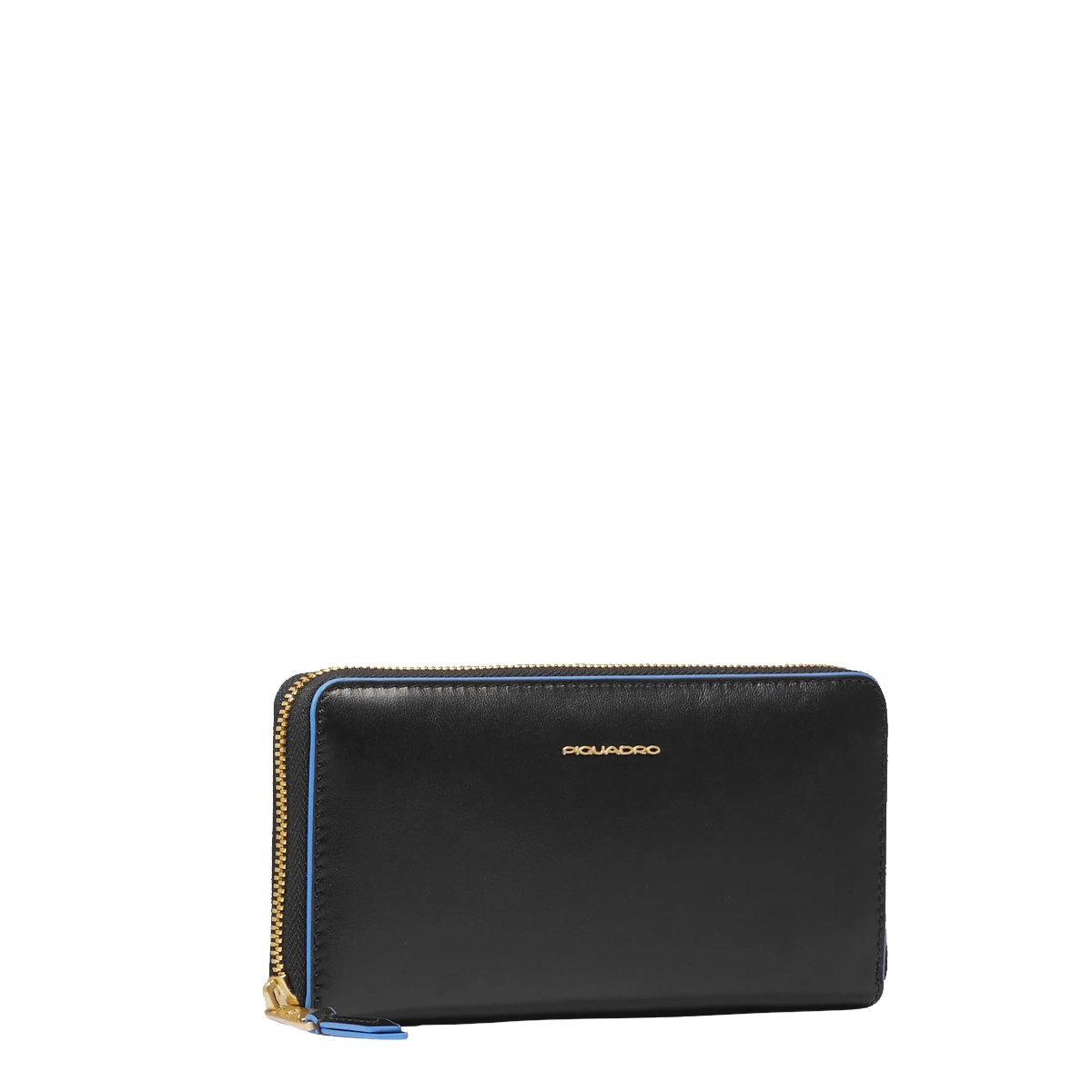 Piquadro Portafoglio Donna Zip Around Blue Square Nero - 2 Piquadro Portafoglio Donna Zip Around Blue Square Nero - 2