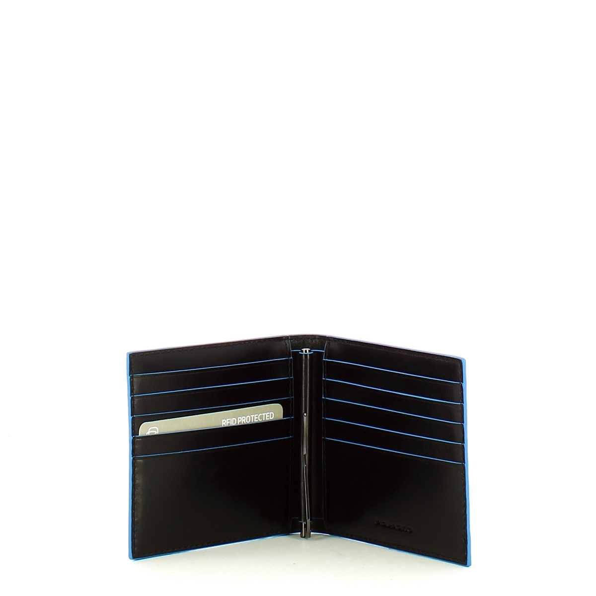 Piquadro Portafoglio con ferma banconote Blue Square Nero - 3 Piquadro Portafoglio con ferma banconote Blue Square Nero - 3
