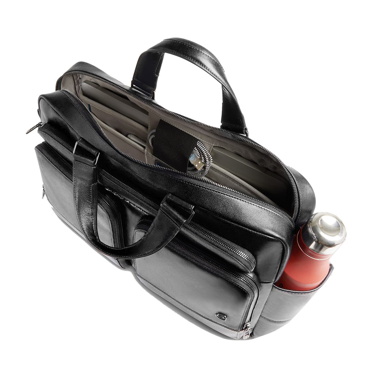 Piquadro Cartella Philip Porta PC 15.6 Nero - 7 Piquadro Cartella Philip Porta PC 15.6 Nero - 7