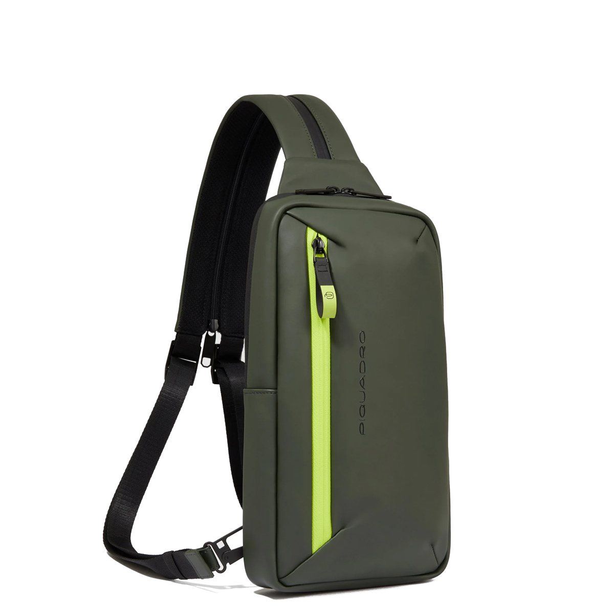 Piquadro Monospalla Corner 2.0 Verde - 2 Piquadro Monospalla Corner 2.0 Verde - 2