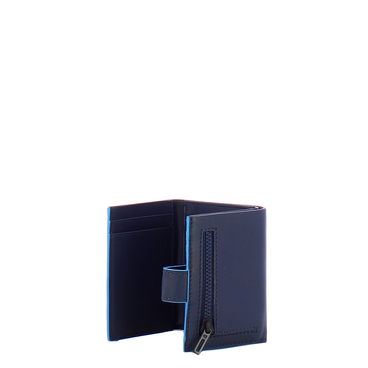 Piquadro Portafoglio con portamonete Atlas Blu - 3 Piquadro Portafoglio con portamonete Atlas Blu - 3