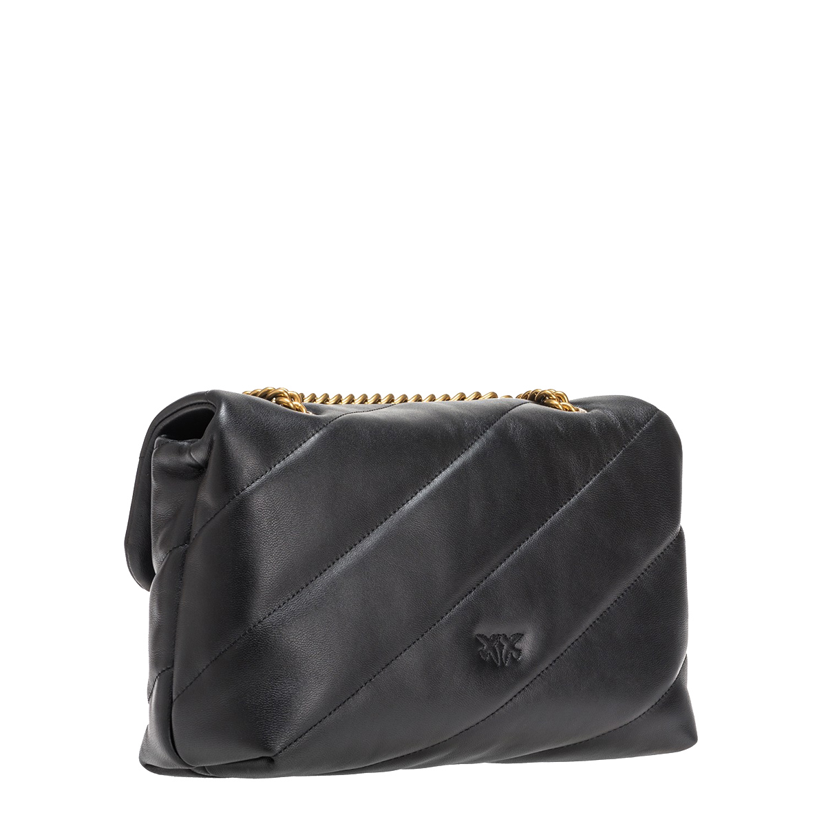 Pinko Borsa a tracolla Love Puff Nero Antique Gold - 3 Pinko Borsa a tracolla Love Puff Nero Antique Gold - 3