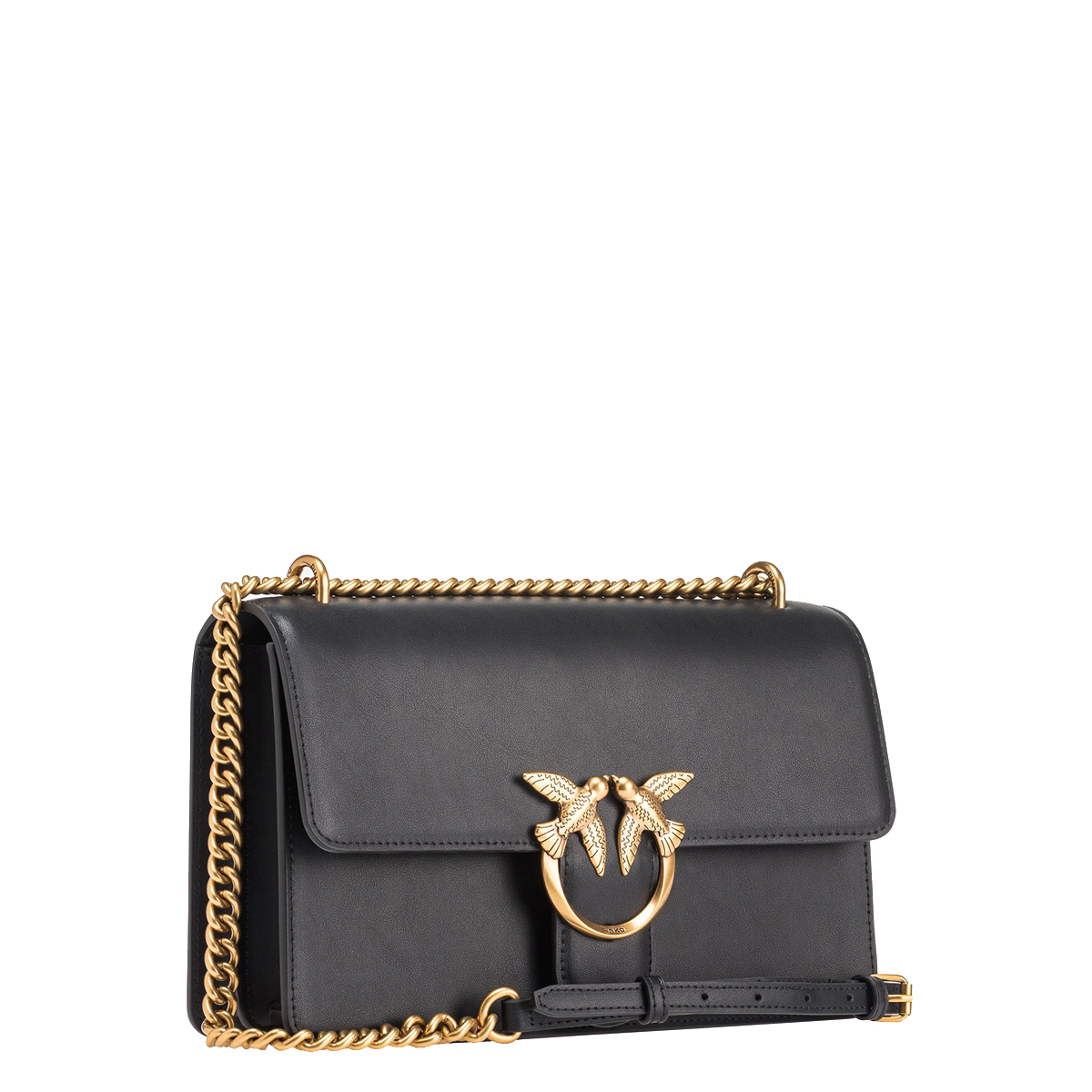 Pinko Borsa a tracolla Love One Classic Nero Antique Gold - 2 Pinko Borsa a tracolla Love One Classic Nero Antique Gold - 2