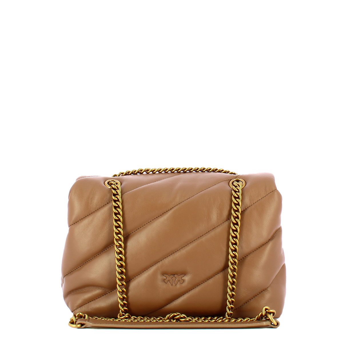 Pinko Borsa a tracolla Love Puff Biscotto Zenzero Antique Gold - 3 Pinko Borsa a tracolla Love Puff Biscotto Zenzero Antique Gold - 3