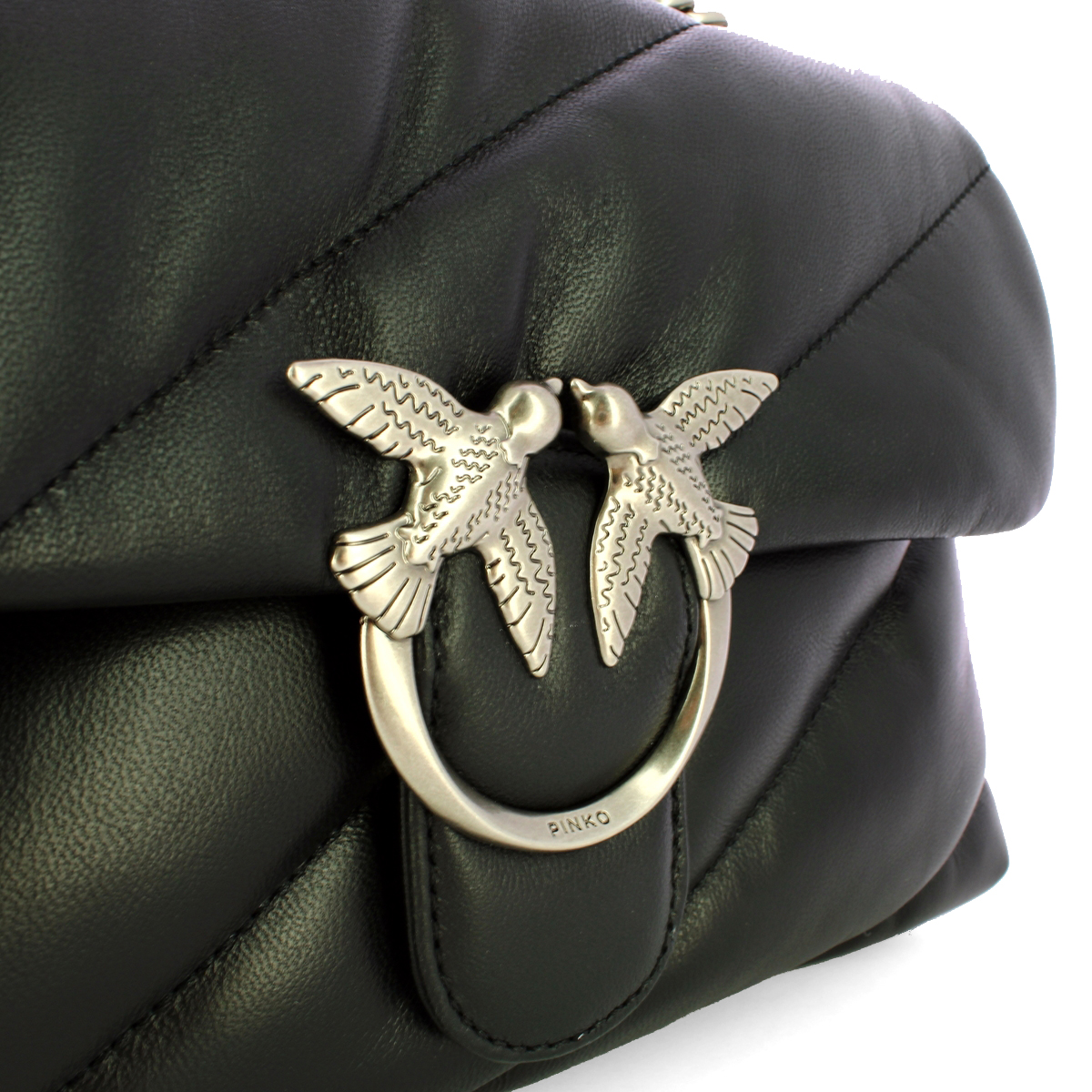 Pinko Borsa a tracolla Love Puff Nero Old Silver - 4 Pinko Borsa a tracolla Love Puff Nero Old Silver - 4