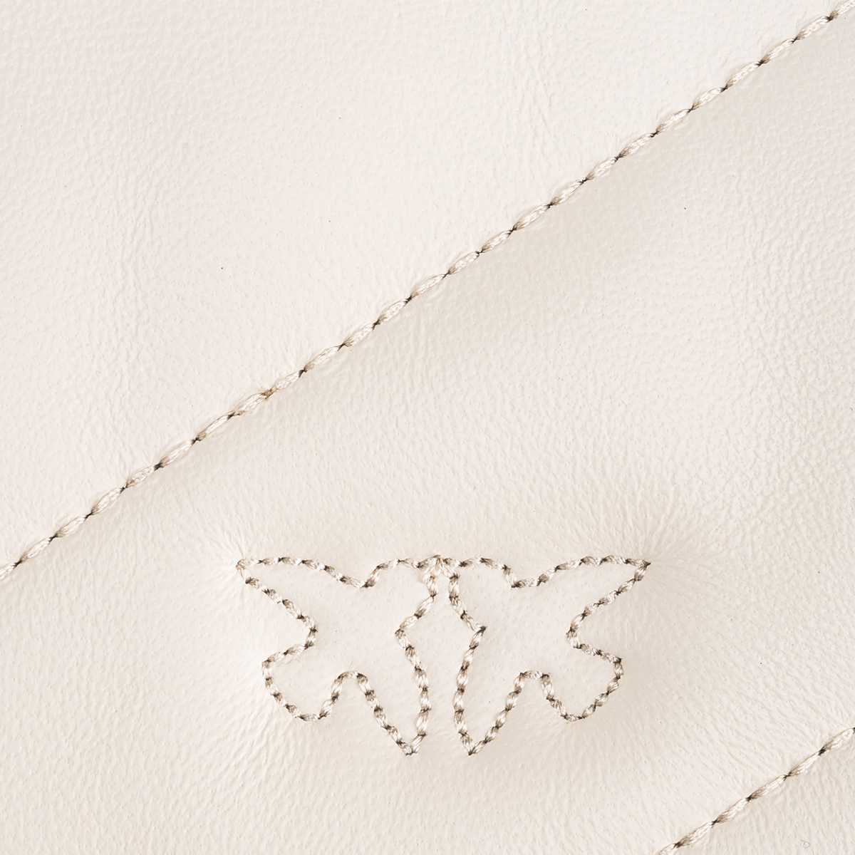 Pinko Mini Borsa a tracolla Love Puff Maxi Quilt Bianco Seta Antique Gold - 5
