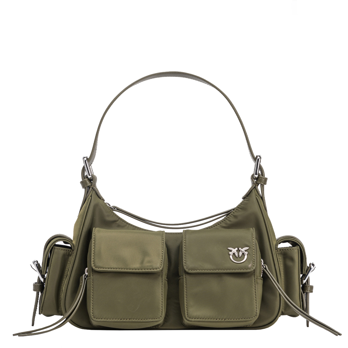 Pinko Borsa a spalla Cargo Piantagione Shiny Nickel - 1 Pinko Borsa a spalla Cargo Piantagione Shiny Nickel - 1