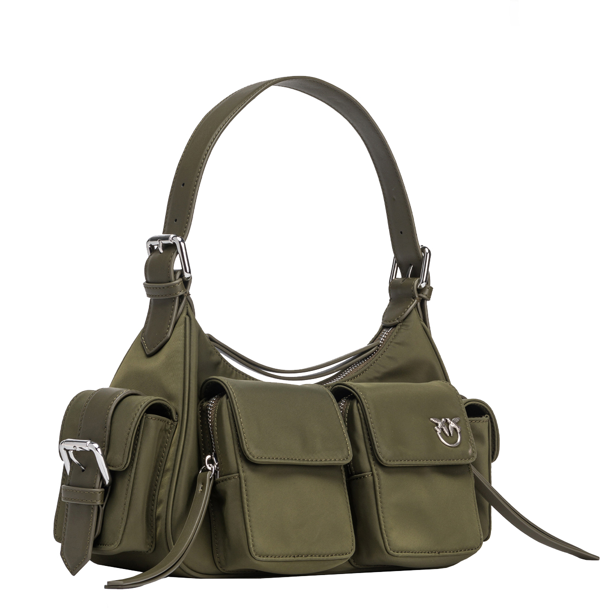 Pinko Borsa a spalla Cargo Piantagione Shiny Nickel - 3 Pinko Borsa a spalla Cargo Piantagione Shiny Nickel - 3