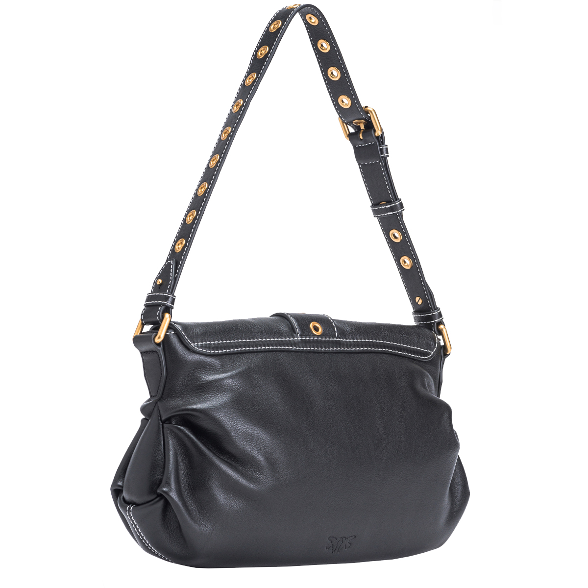 Pinko Borsa a spalla Jolene Classic Nero Antique Gold - 2 Pinko Borsa a spalla Jolene Classic Nero Antique Gold - 2