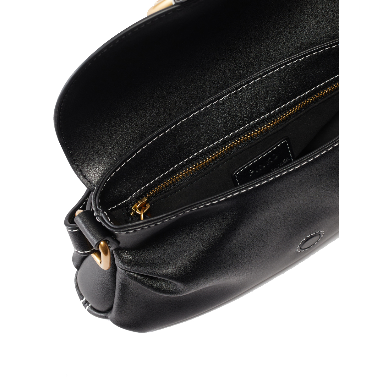 Pinko Borsa a spalla Jolene Mini Nero Antique Gold - 4