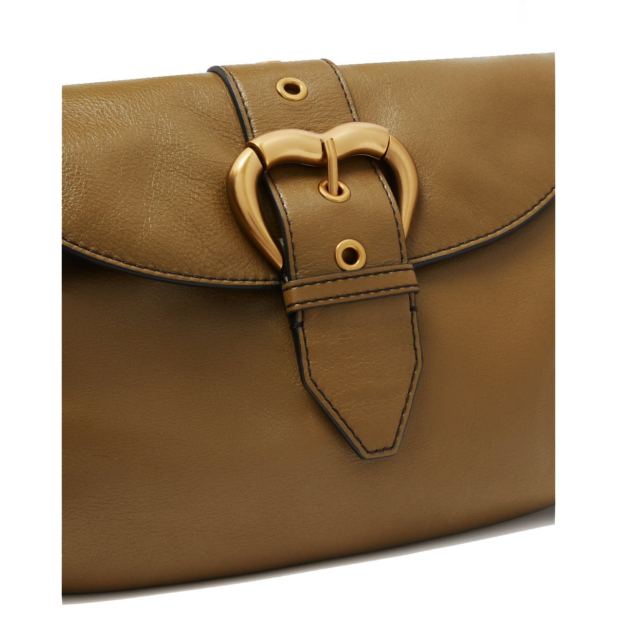 Pinko Borsa a spalla Jolene Classic Nero Antique Gold - 3
