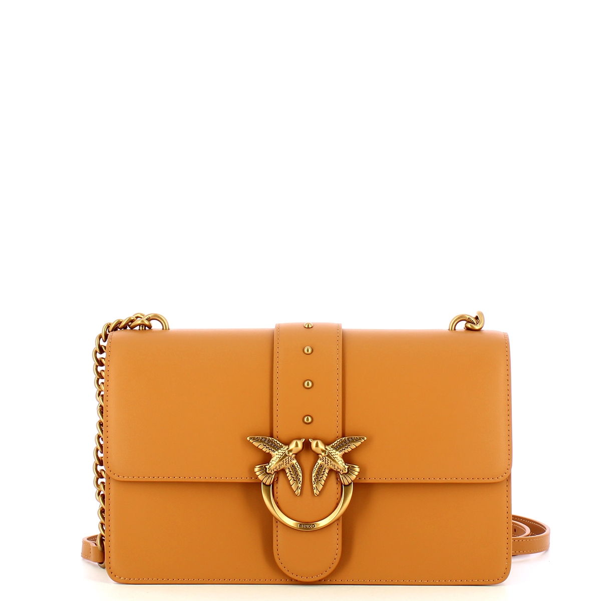 Pinko Borsa a tracolla Love One Classic Torrone Antique Gold - 1 Pinko Borsa a tracolla Love One Classic Torrone Antique Gold - 1