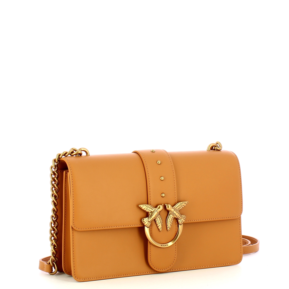 Pinko Borsa a tracolla Love One Classic Torrone Antique Gold - 2 Pinko Borsa a tracolla Love One Classic Torrone Antique Gold - 2