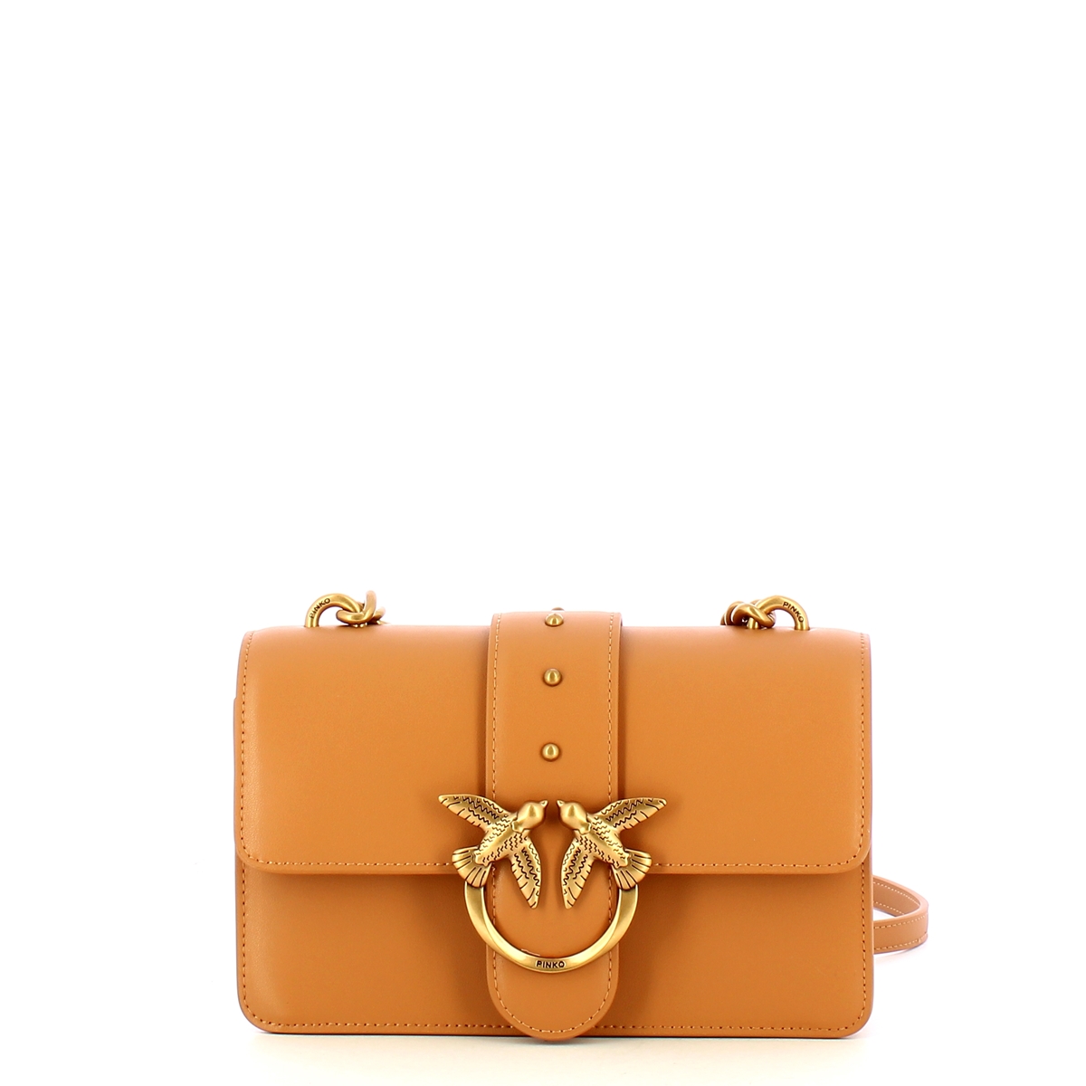 Pinko Mini Borsa a tracolla Love One Torrone Antique Gold - 1