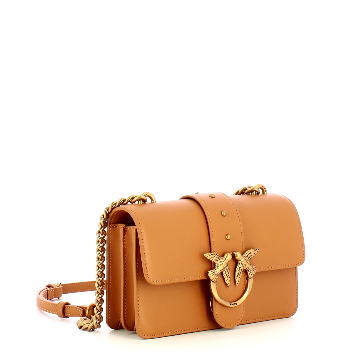 Pinko Mini Borsa a tracolla Love One Torrone Antique Gold - 2