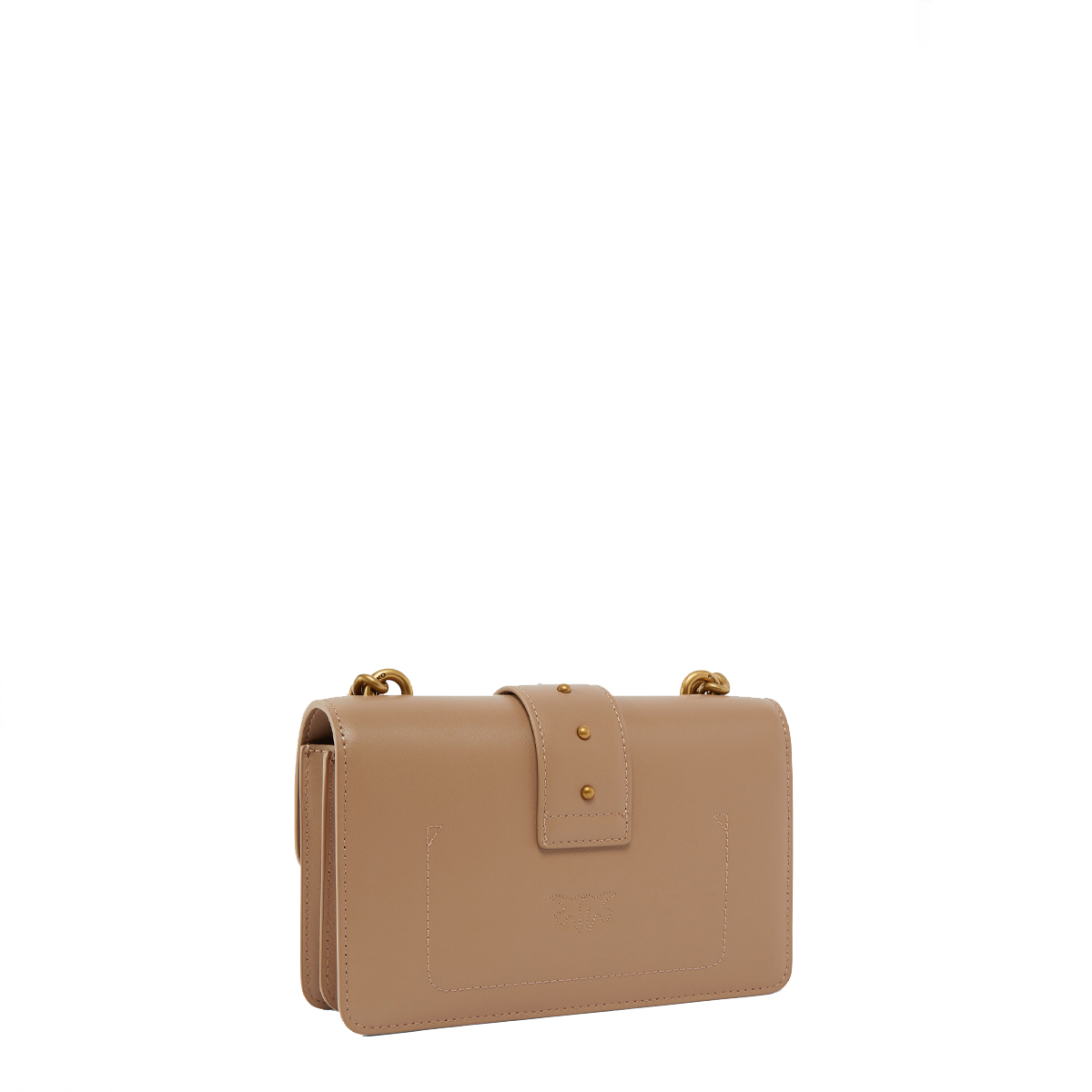 Pinko Mini Borsa a tracolla Love One Biscotto Zenzero Antique Gold - 2