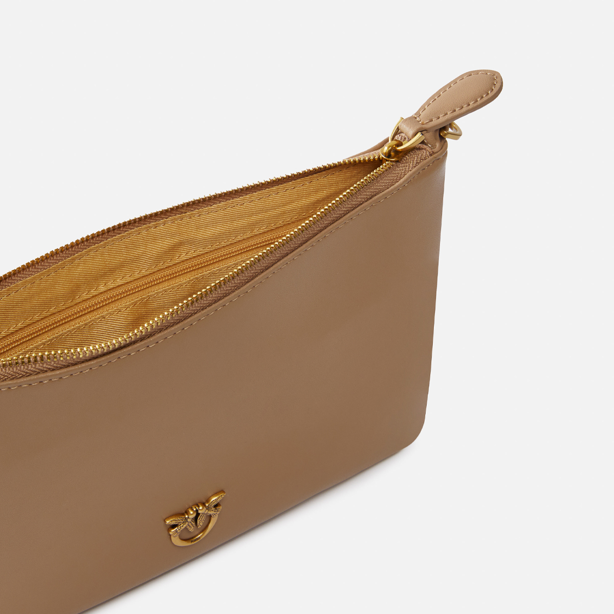 Pinko Pochette Flat Classic Biscotto Zenzero Antique Gold - 4