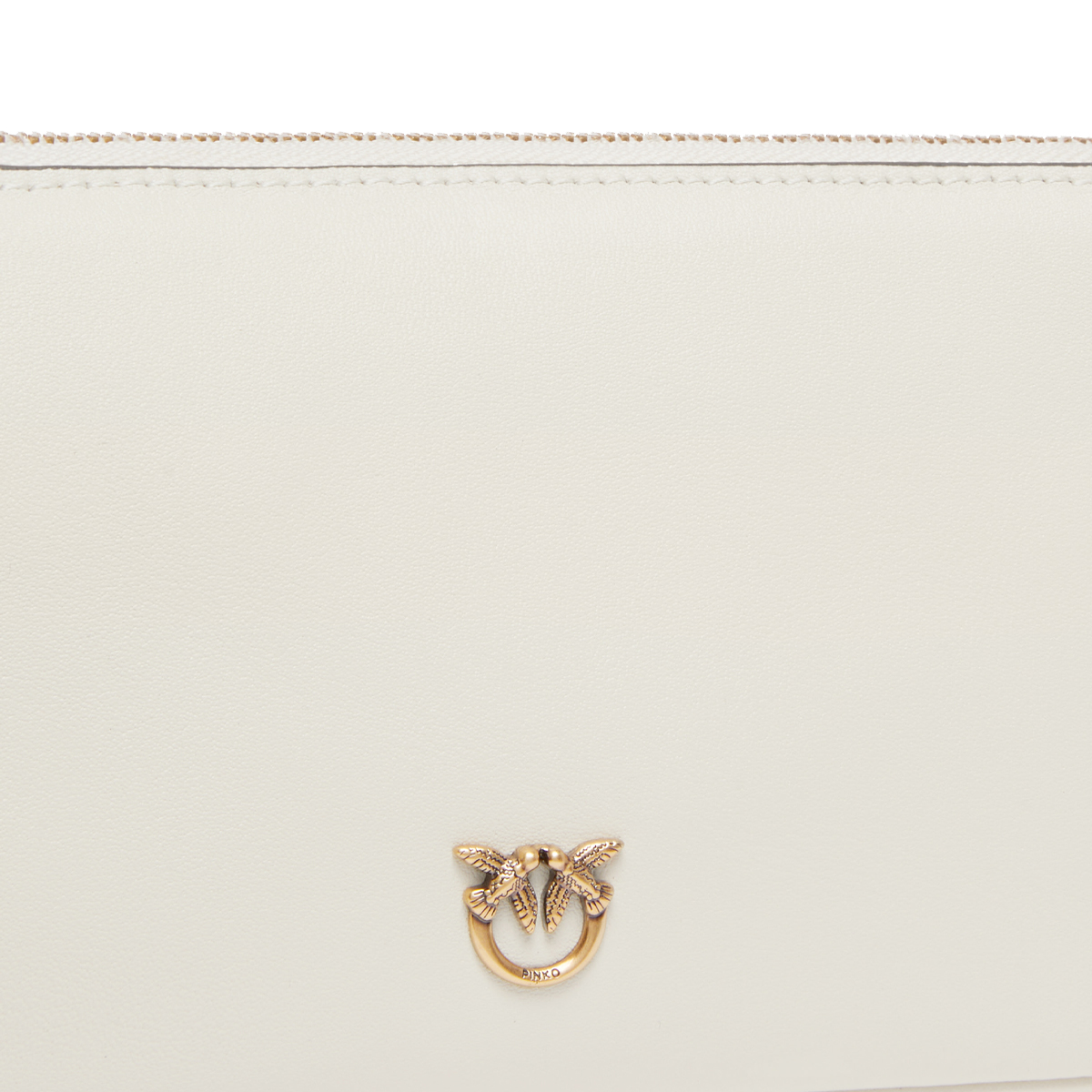Pinko Borsa a tracolla Mini Half Moon Bianco Seta Antique Gold - 3 Pinko Borsa a tracolla Mini Half Moon Bianco Seta Antique Gold - 3