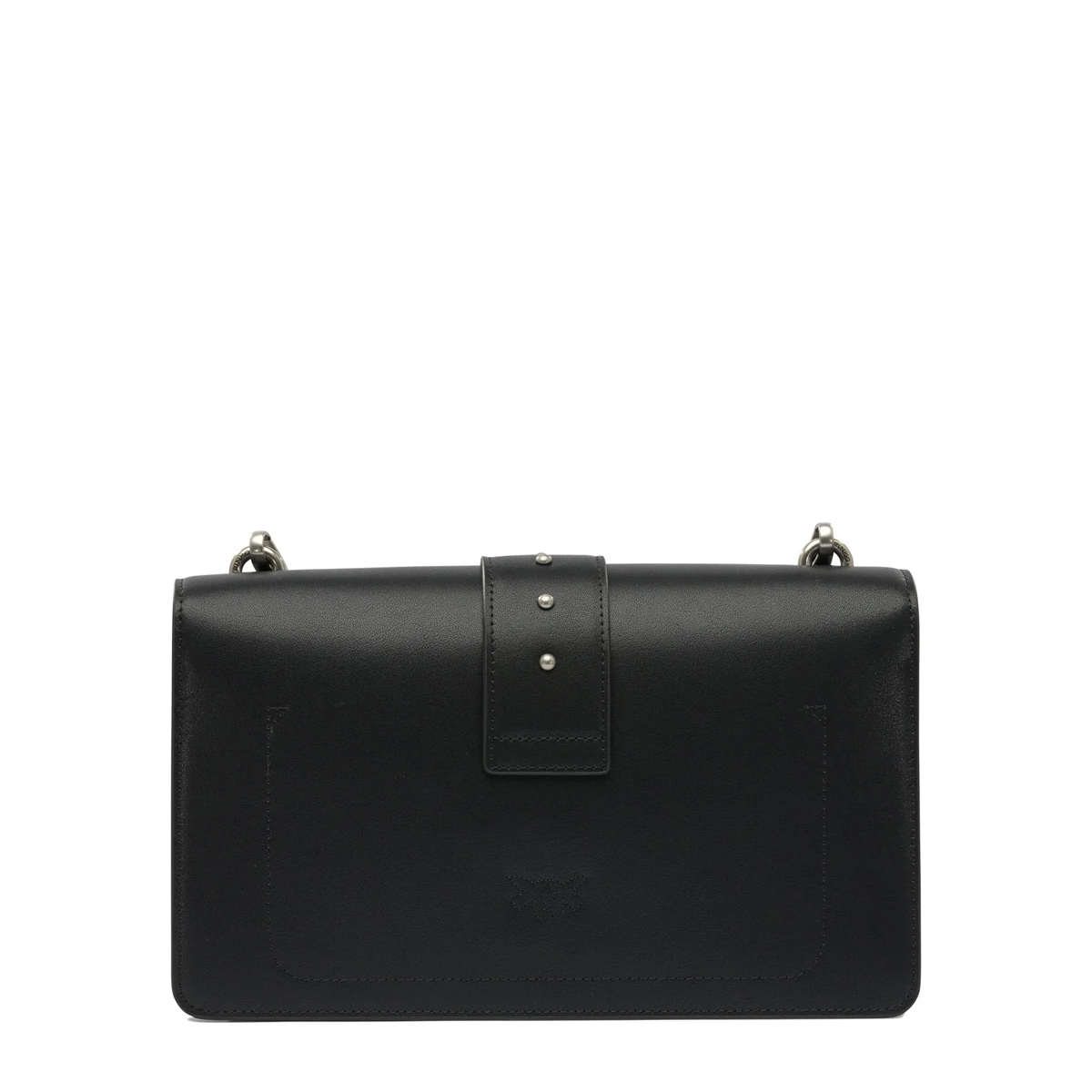 Pinko Tracolla Love One Classic Nero Old Silver - 3 Pinko Tracolla Love One Classic Nero Old Silver - 3