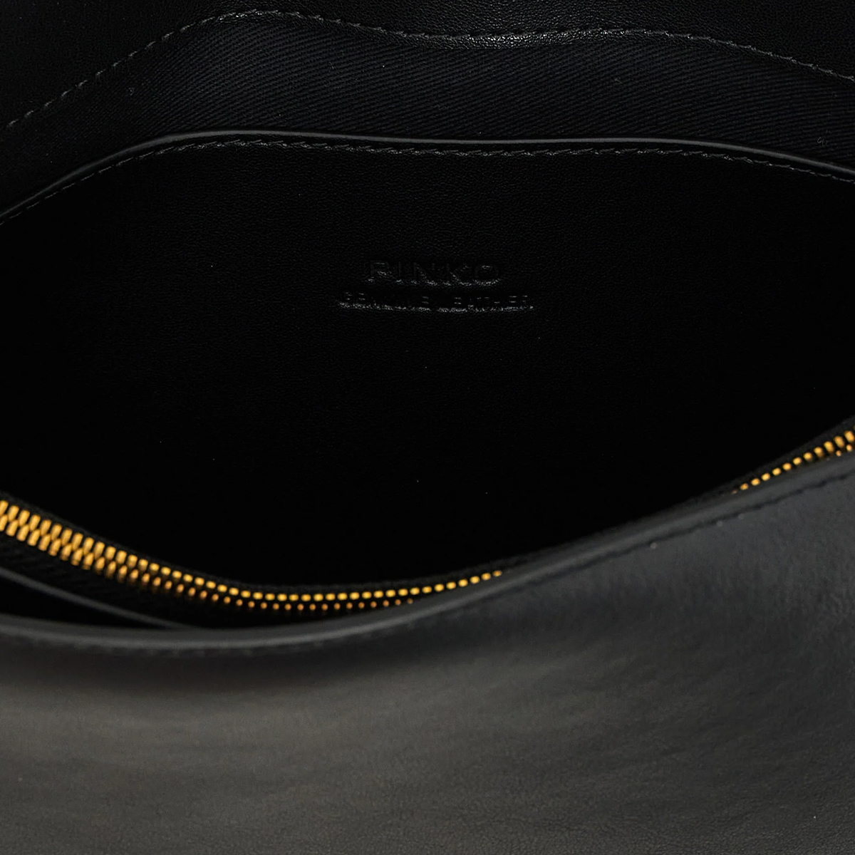 Pinko Tracolla Love One Classic Nero Antique Gold - 4 Pinko Tracolla Love One Classic Nero Antique Gold - 4
