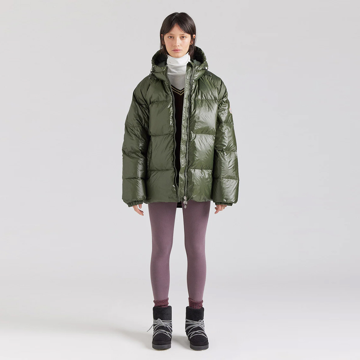 Pyrenex Giubbetto Sten Shiny Deep Khaki - 7 Pyrenex Giubbetto Sten Shiny Deep Khaki - 7