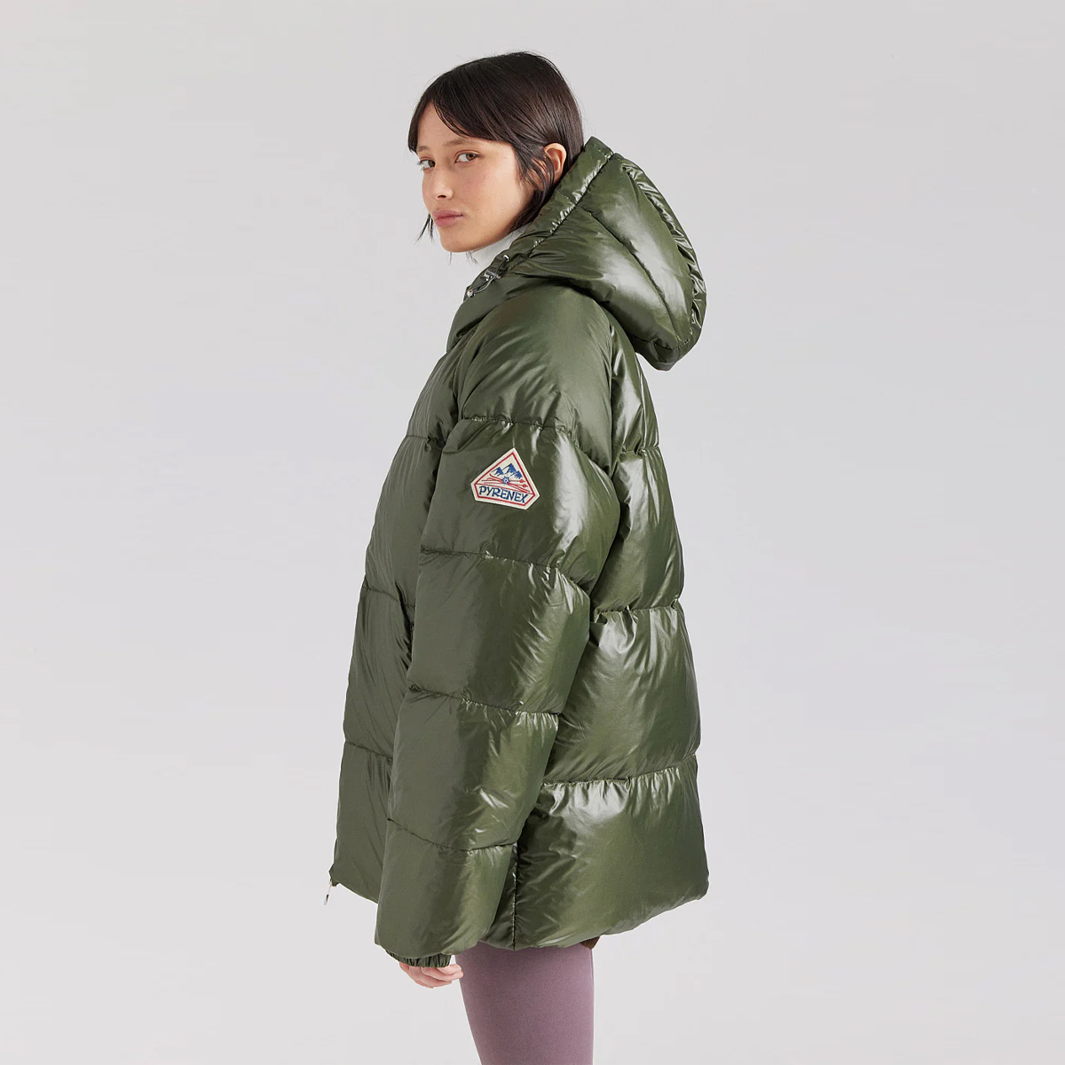 Pyrenex Giubbetto Sten Shiny Deep Khaki - 8 Pyrenex Giubbetto Sten Shiny Deep Khaki - 8