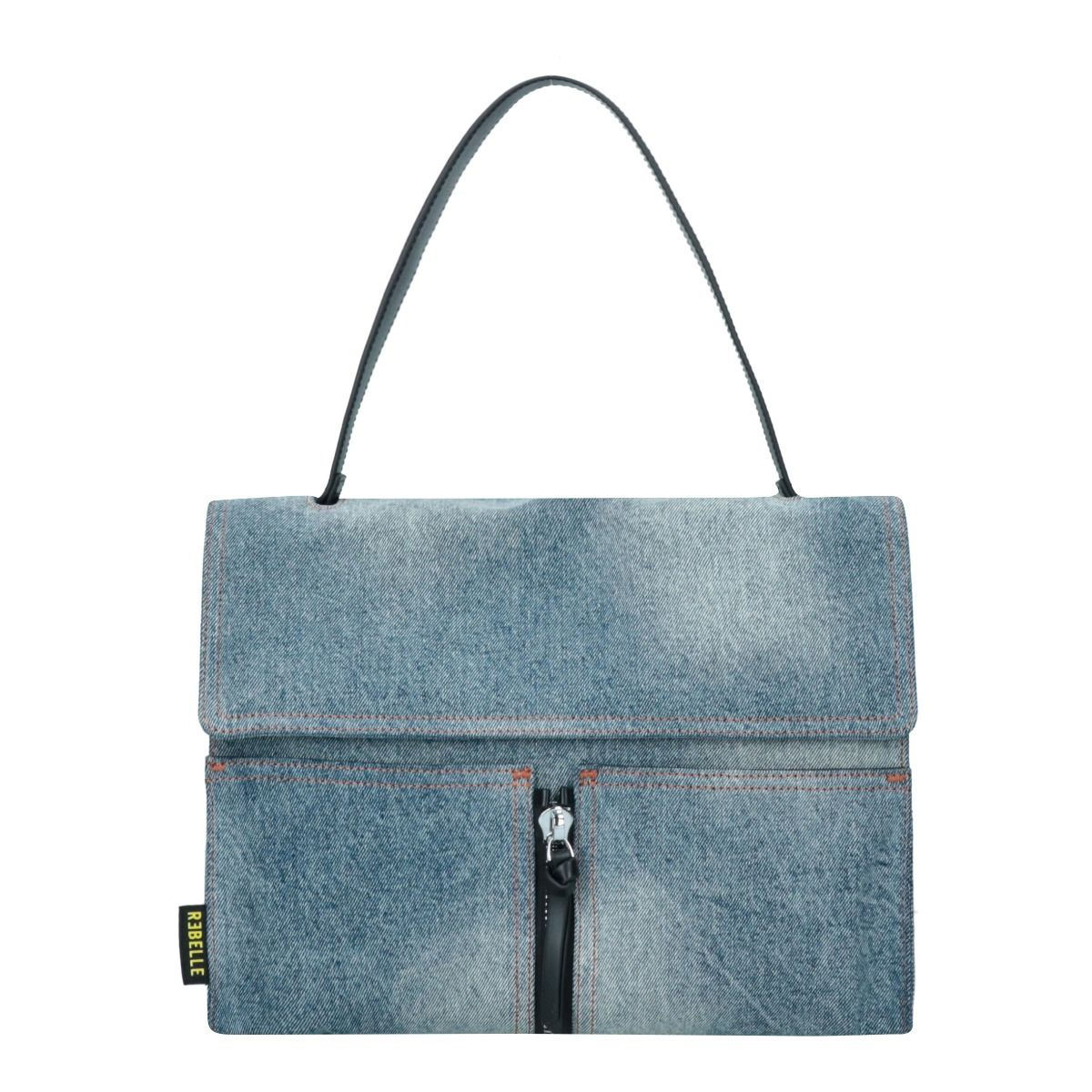 Rebelle Borsa a spalla Clio L Denim Black - 1 Rebelle Borsa a spalla Clio L Denim Black - 1