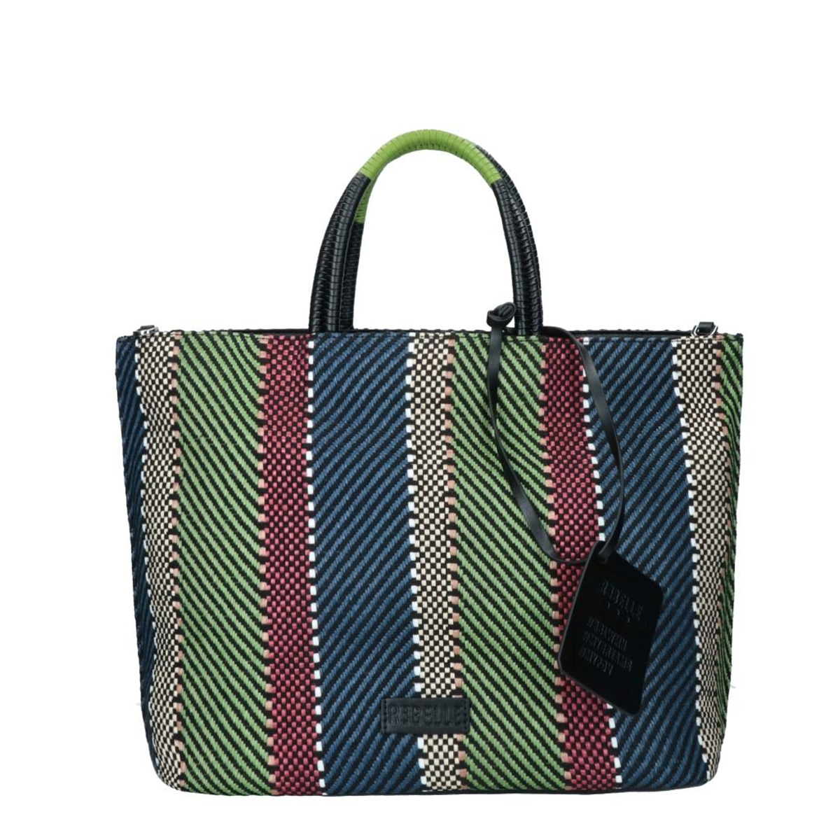 Rebelle Borsa a mano Filippa Raphia Green - 1